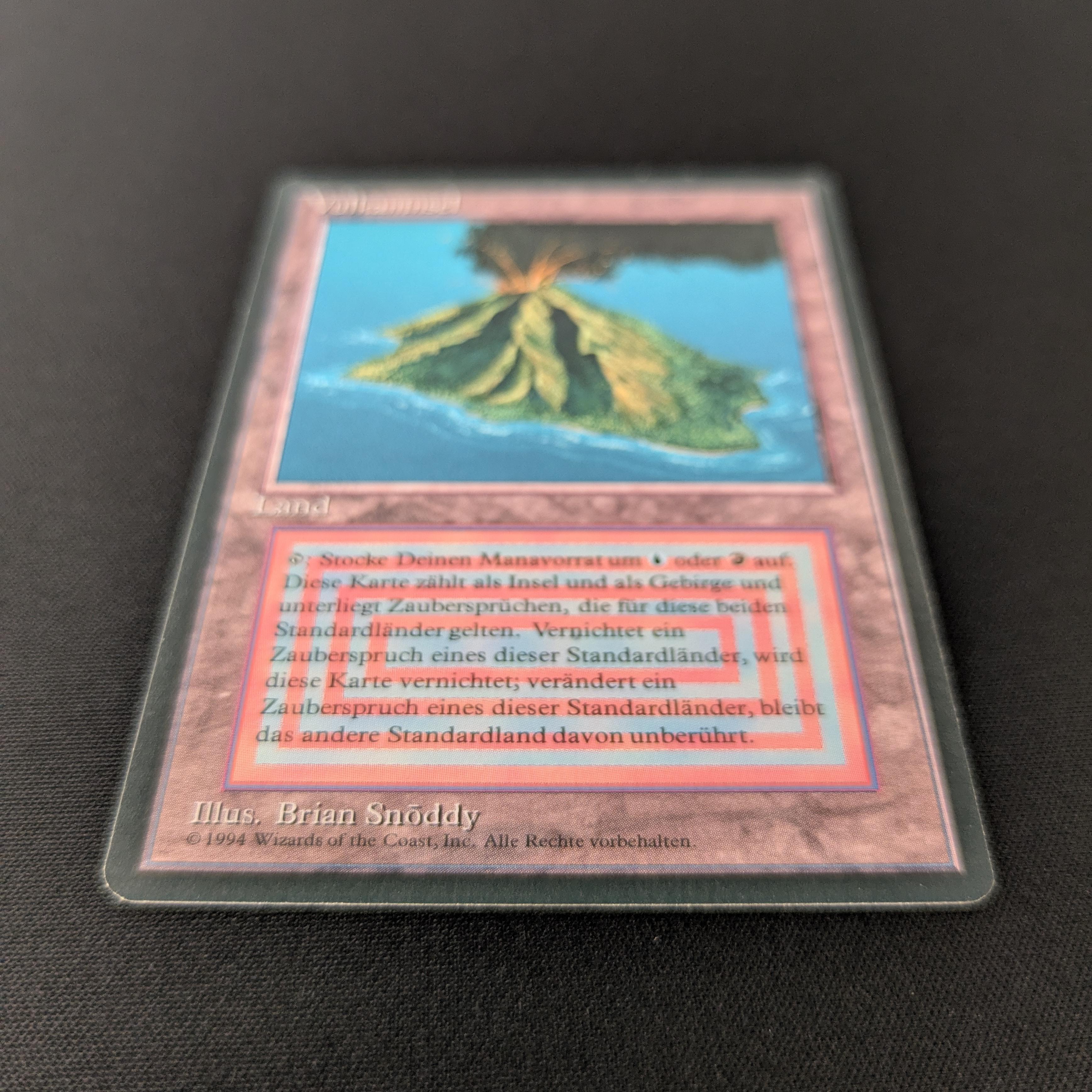 MTG Singles - Volcanic Island - Foreign Black Bordered - 