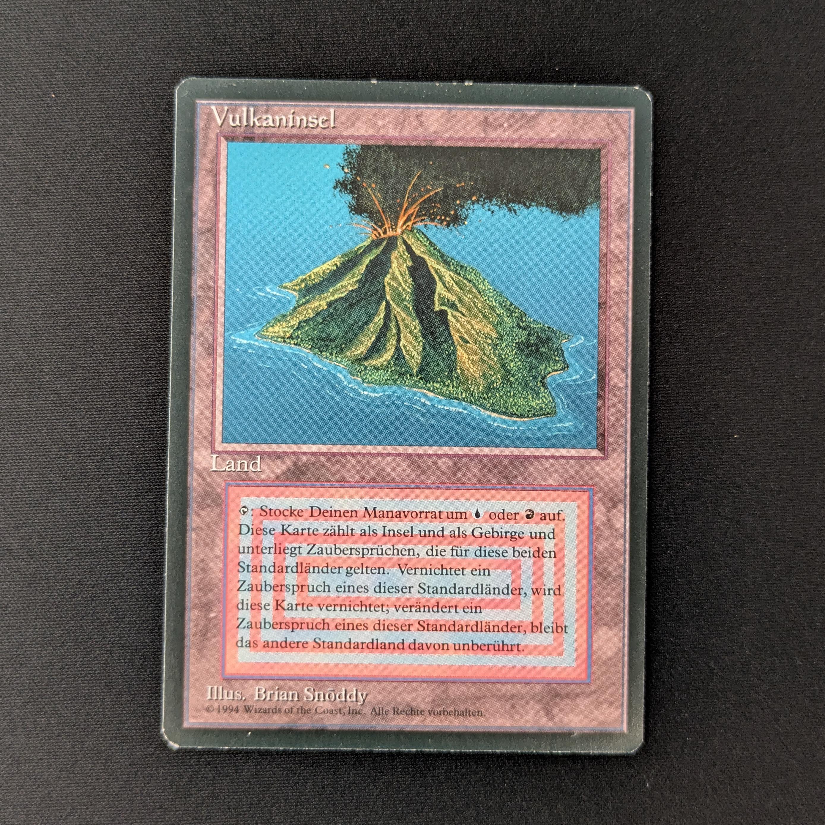 MTG Singles - Volcanic Island - Foreign Black Bordered - German - GD - 27737