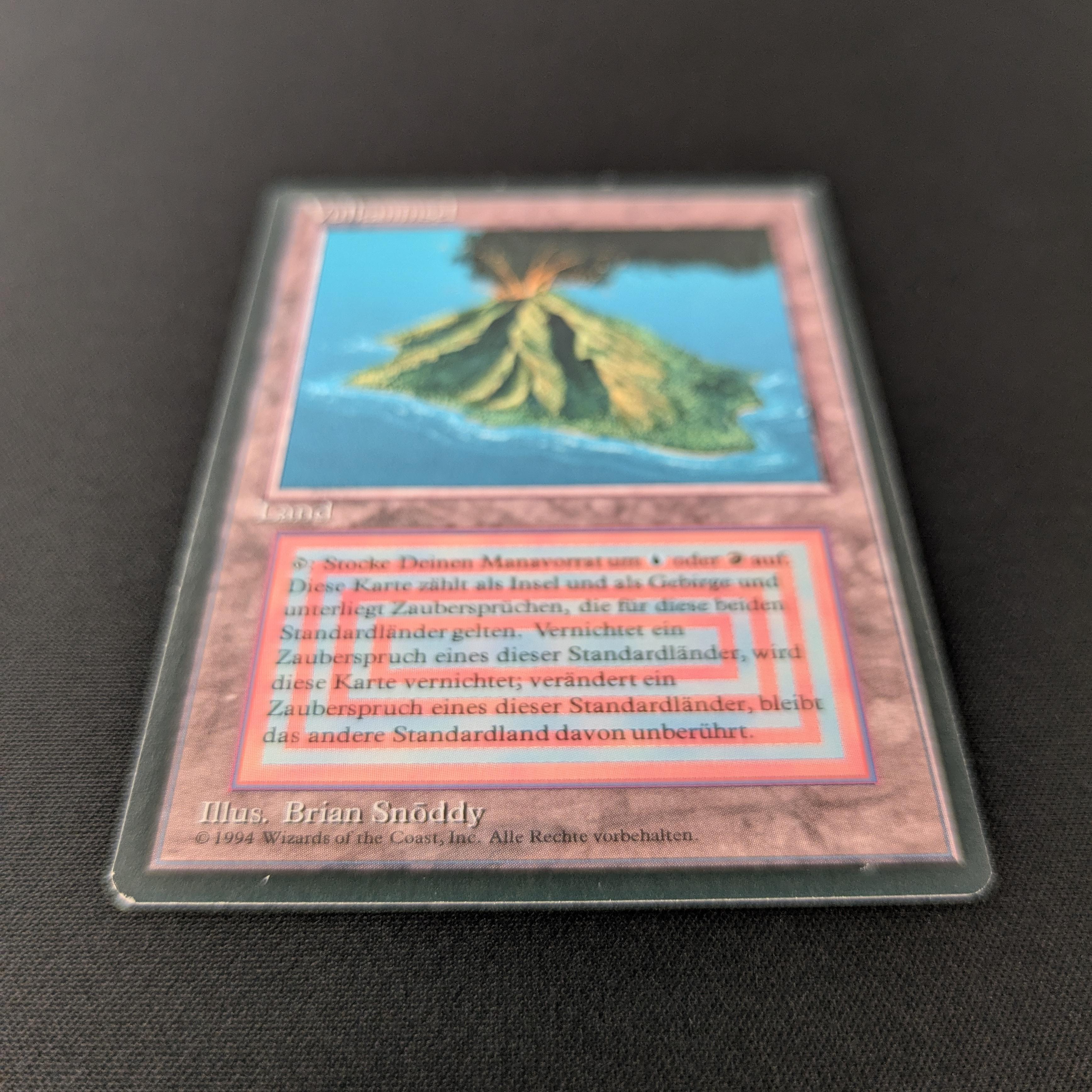 MTG Singles - Volcanic Island - Foreign Black Bordered - 
