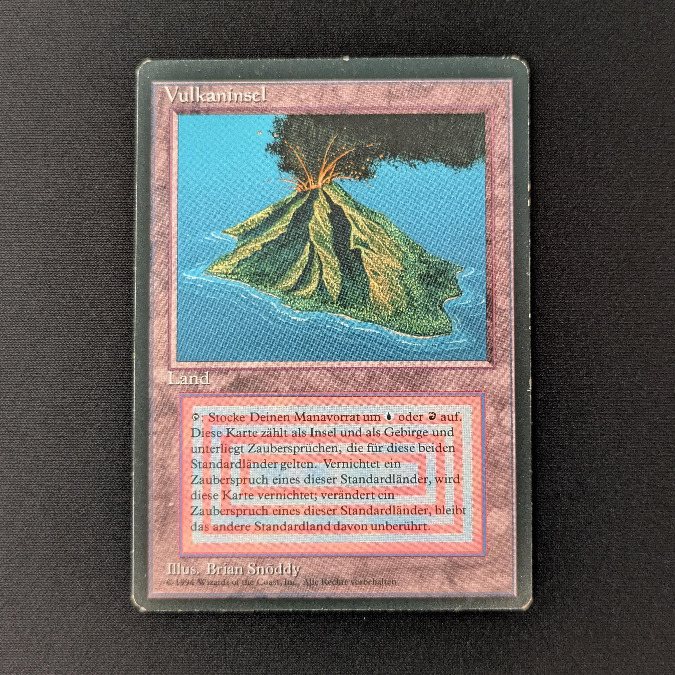 MTG Singles - Volcanic Island - Foreign Black Bordered - German - GD - 27738