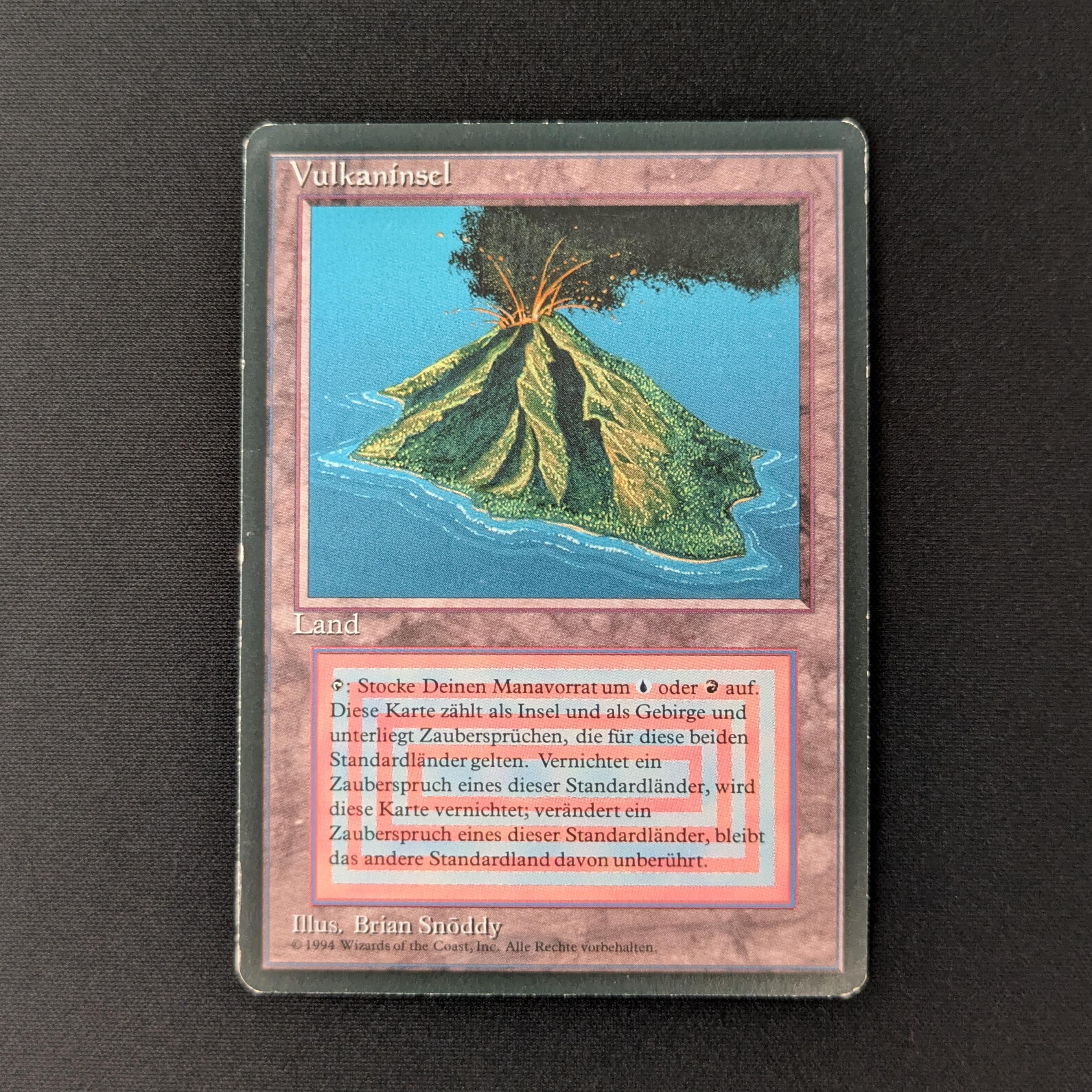 MTG Singles - Volcanic Island - Foreign Black Bordered - German - LP - 27739