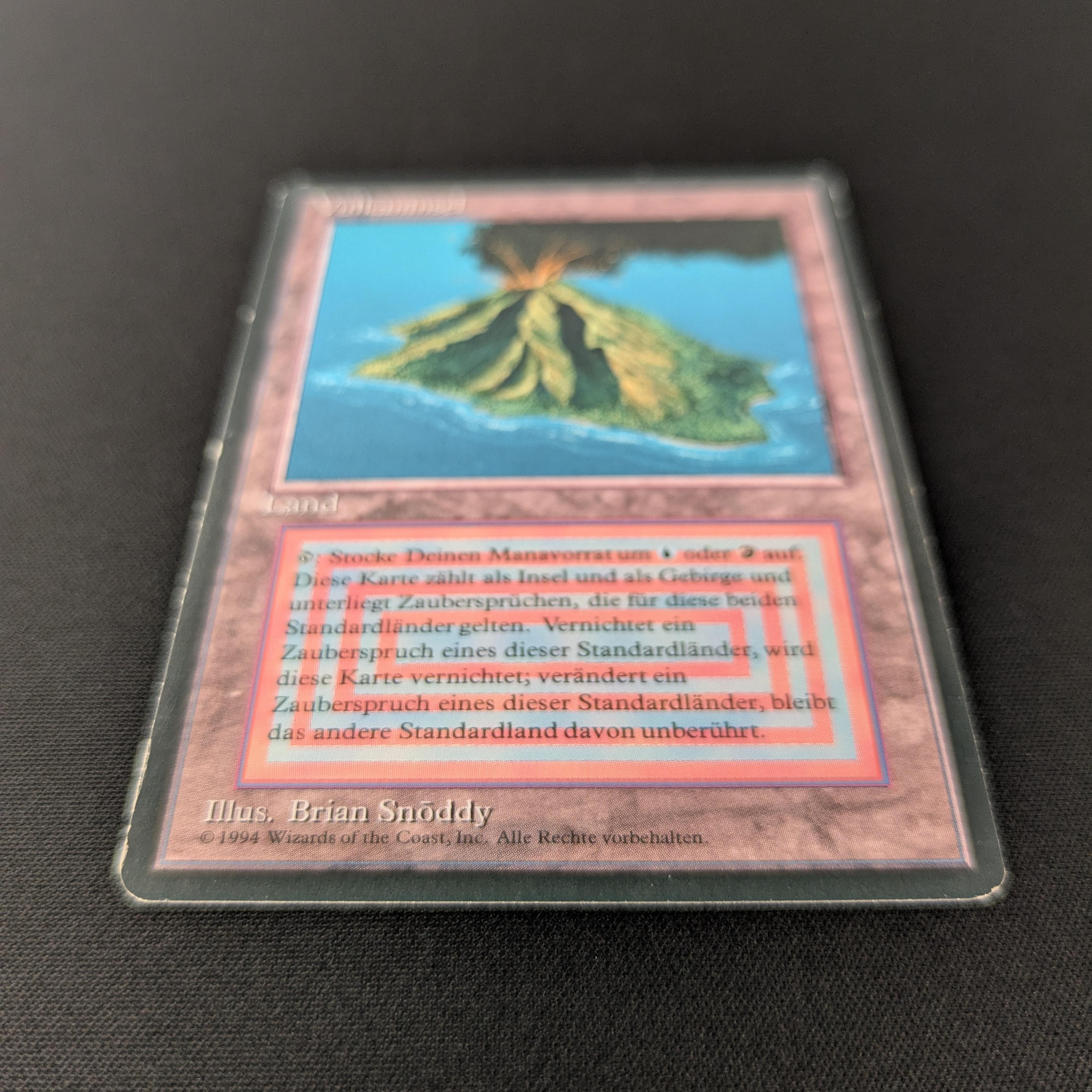 MTG Singles - Volcanic Island - Foreign Black Bordered - 