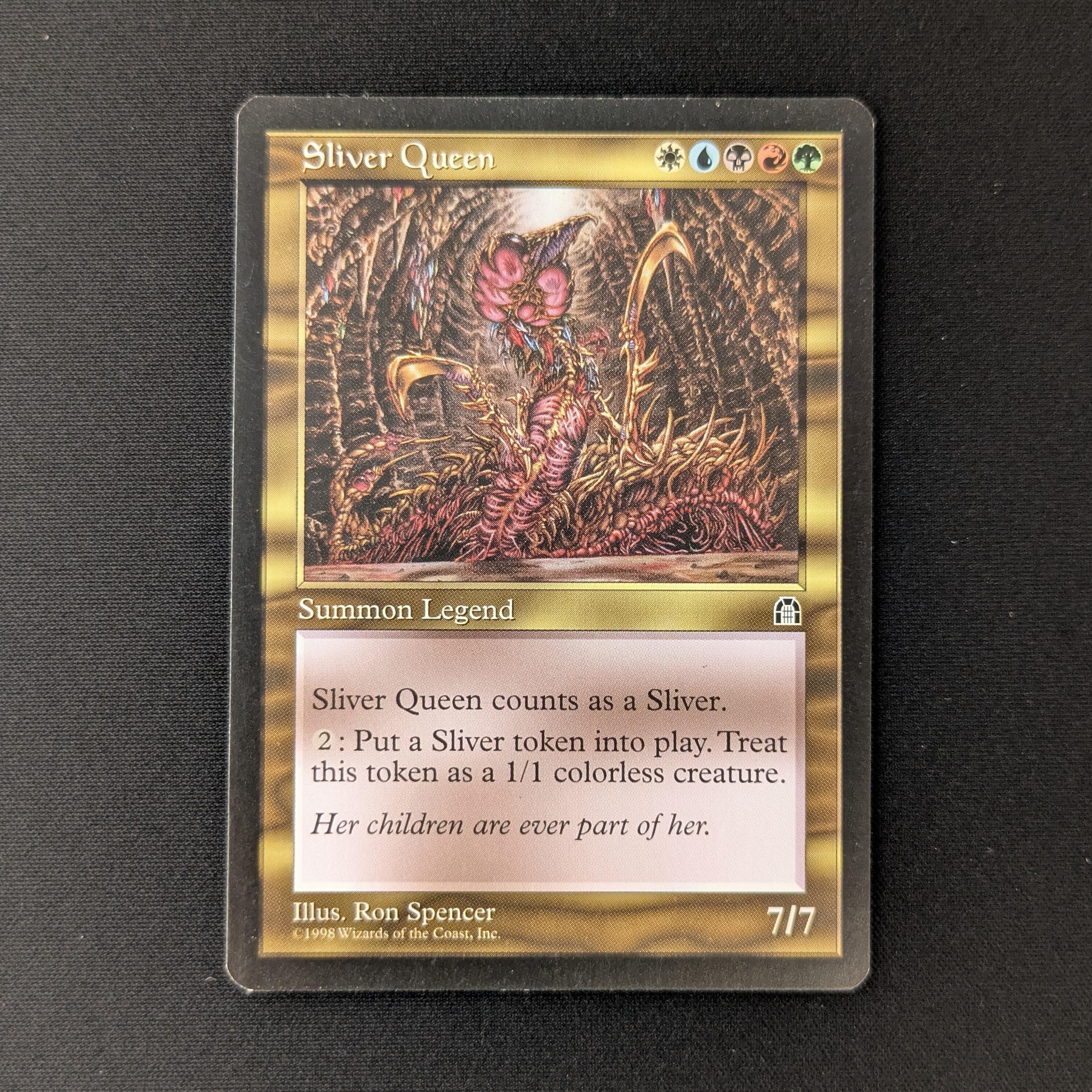 Sliver Queen(STH:英) Sliver Queen, Stronghold, Graded (BGS 9, Basic ++) MTG