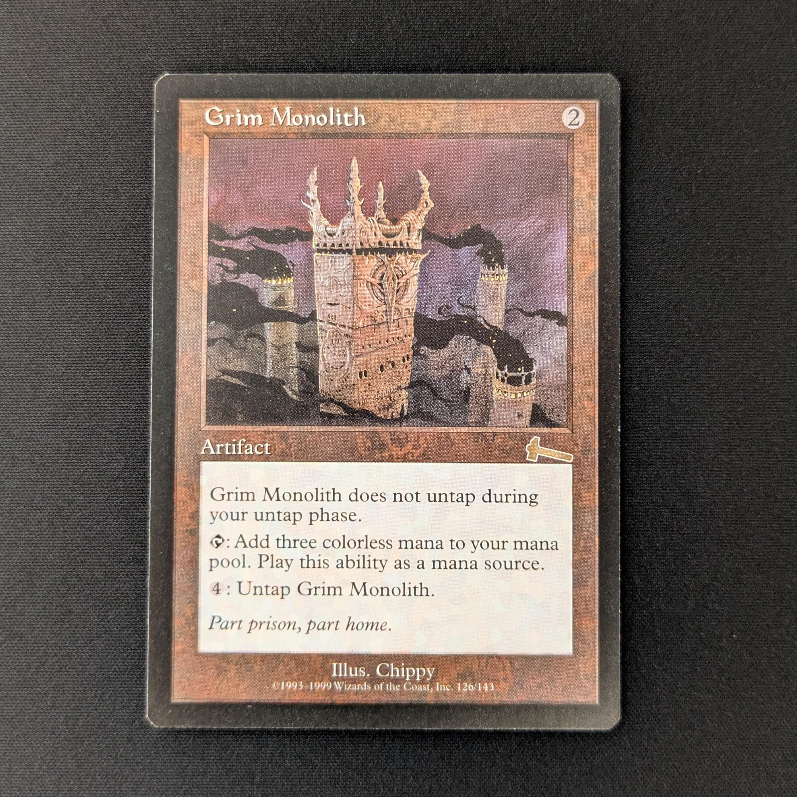 MTGカード  Grim Monolith  英語 Grim Monolith - Urza's Legacy