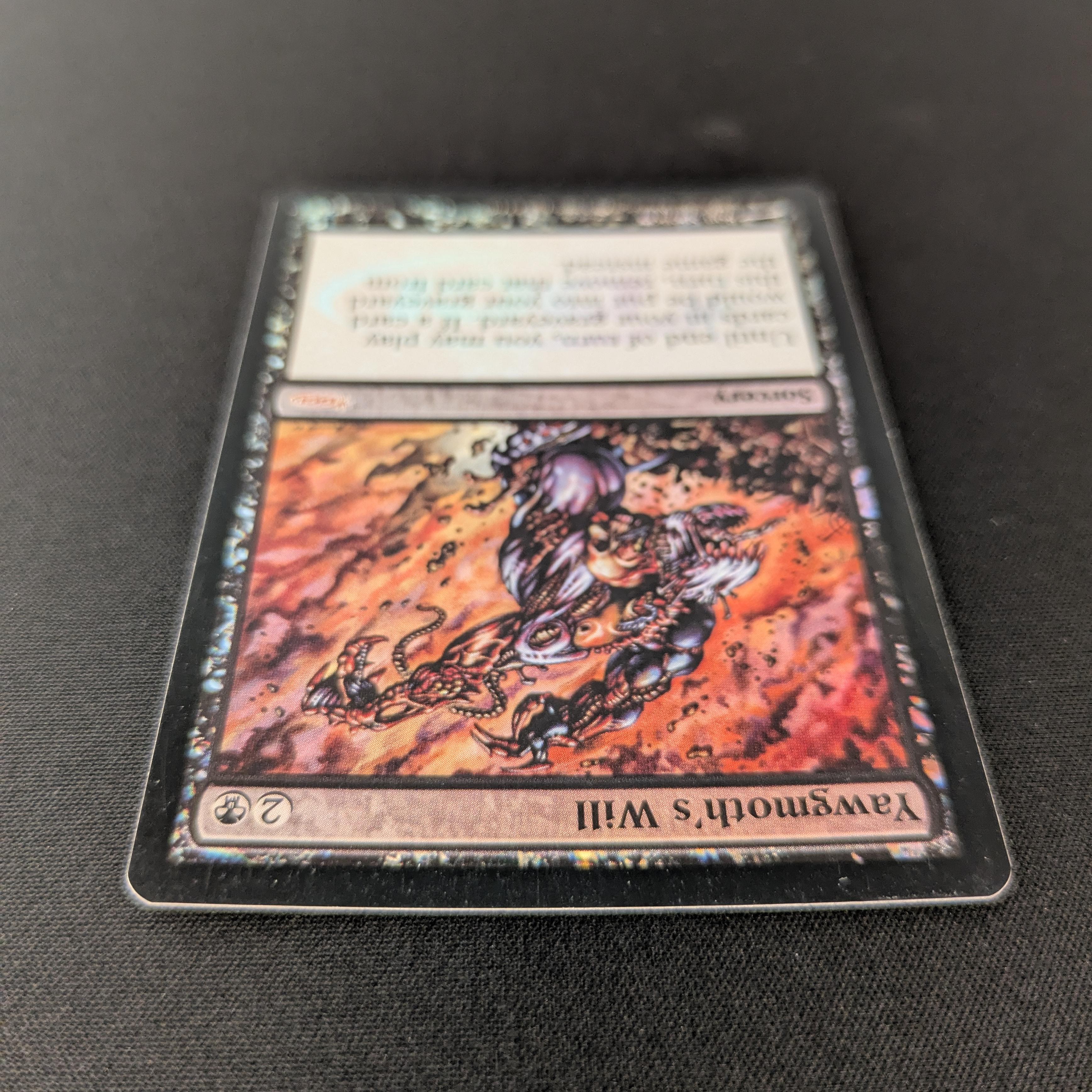 MTG Singles - [FOIL] Yawgmoth's Will - Judge Rewards Promos - EX - 