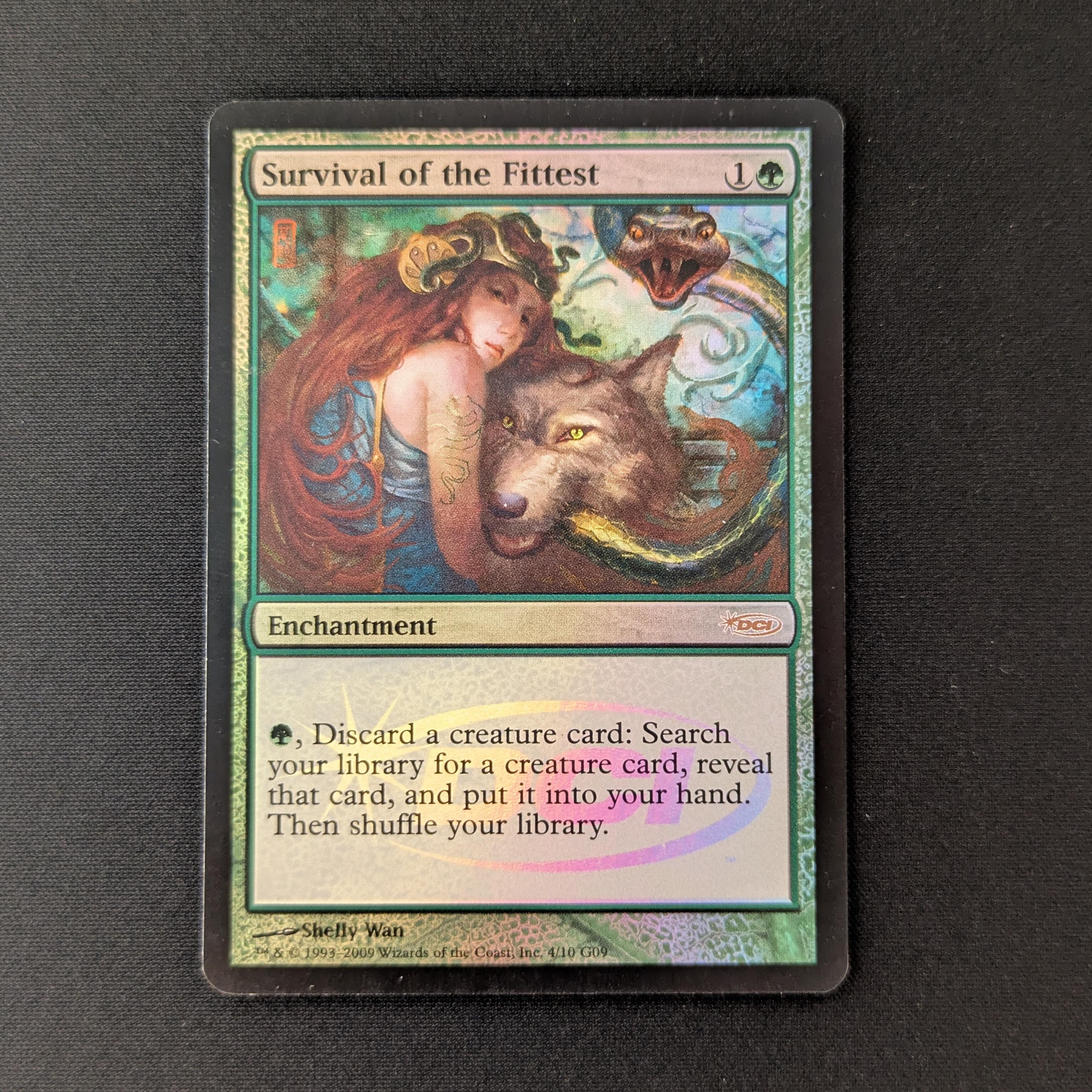 MTG Singles - [FOIL] Survival of the Fittest - Judge Rewards Promos - EX - 