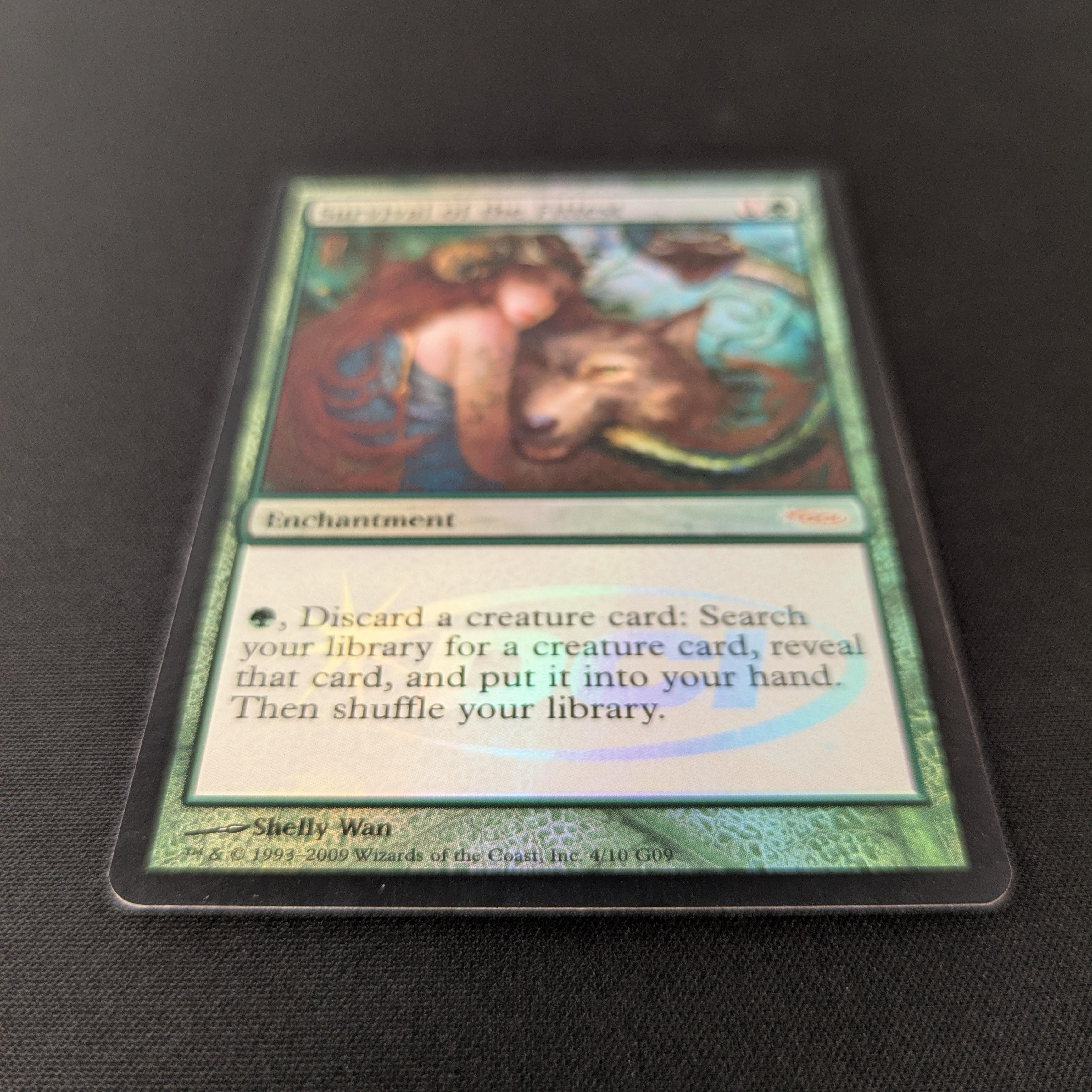 MTG Singles - [FOIL] Survival of the Fittest - Judge Rewards Promos - EX - 