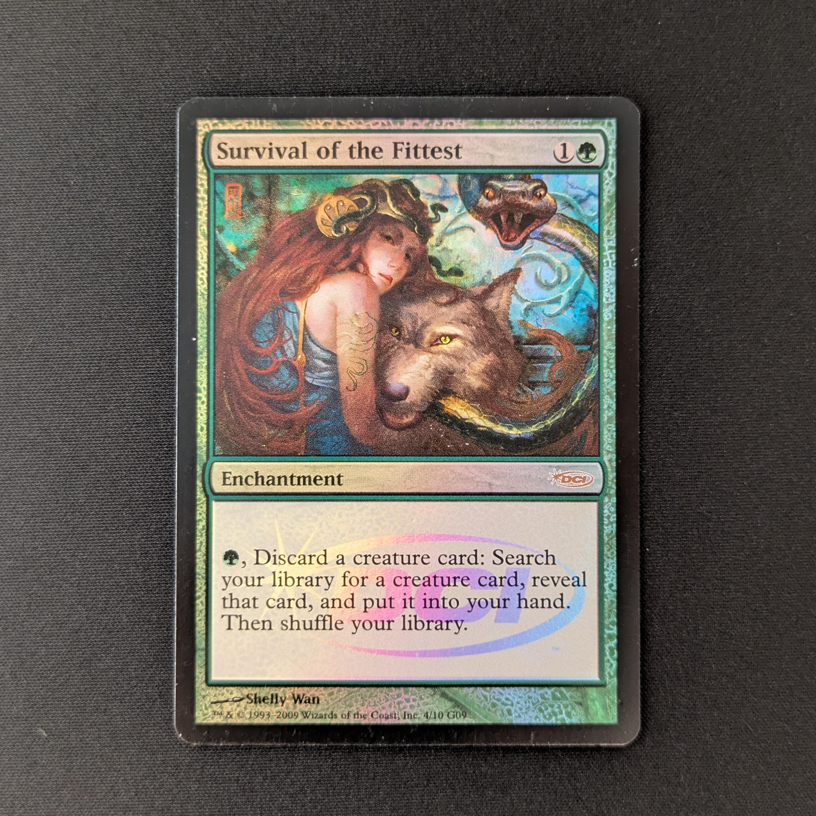 MTG Singles - [FOIL] Survival of the Fittest - Judge Rewards Promos - EX - 