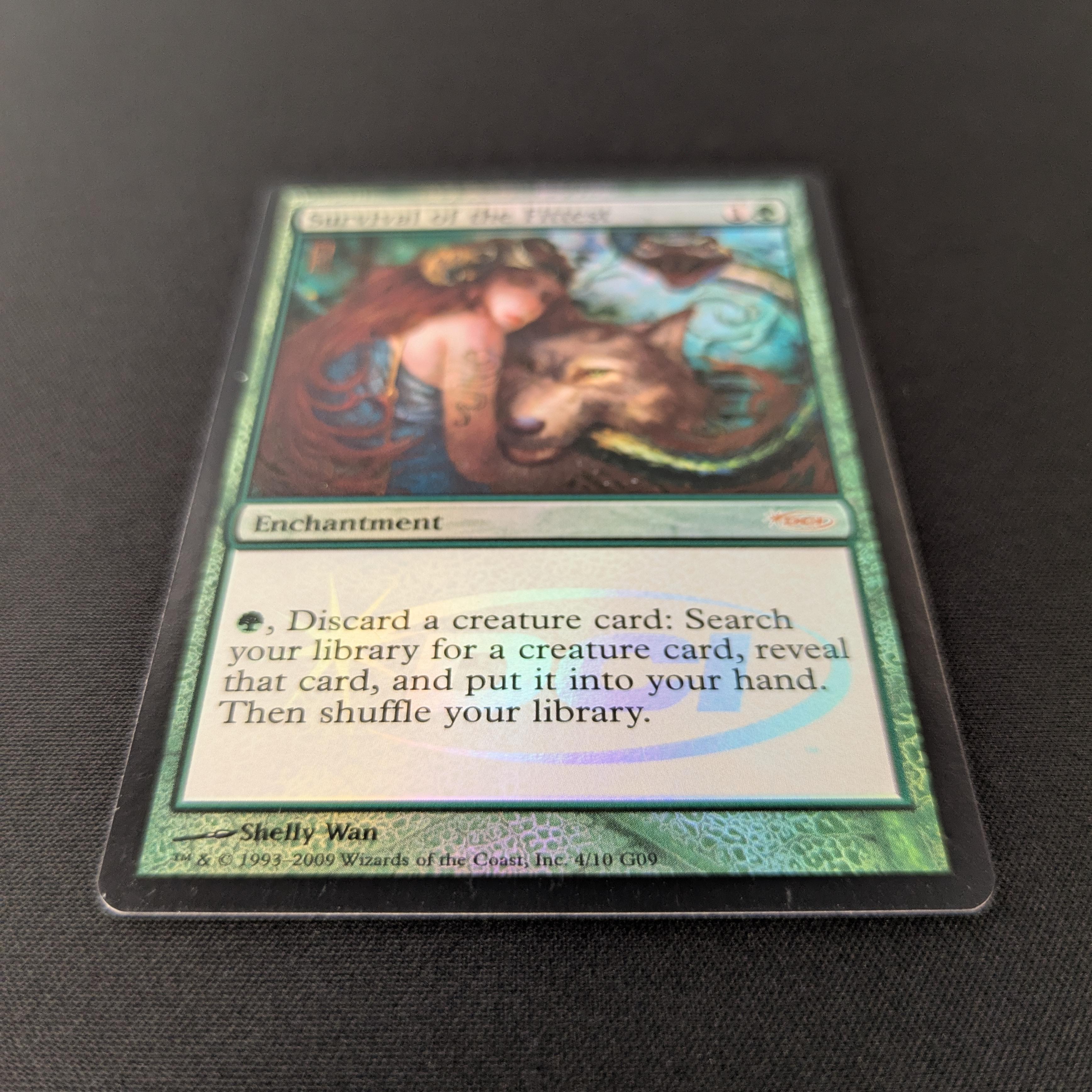 MTG Singles - [FOIL] Survival of the Fittest - Judge Rewards Promos - EX - 