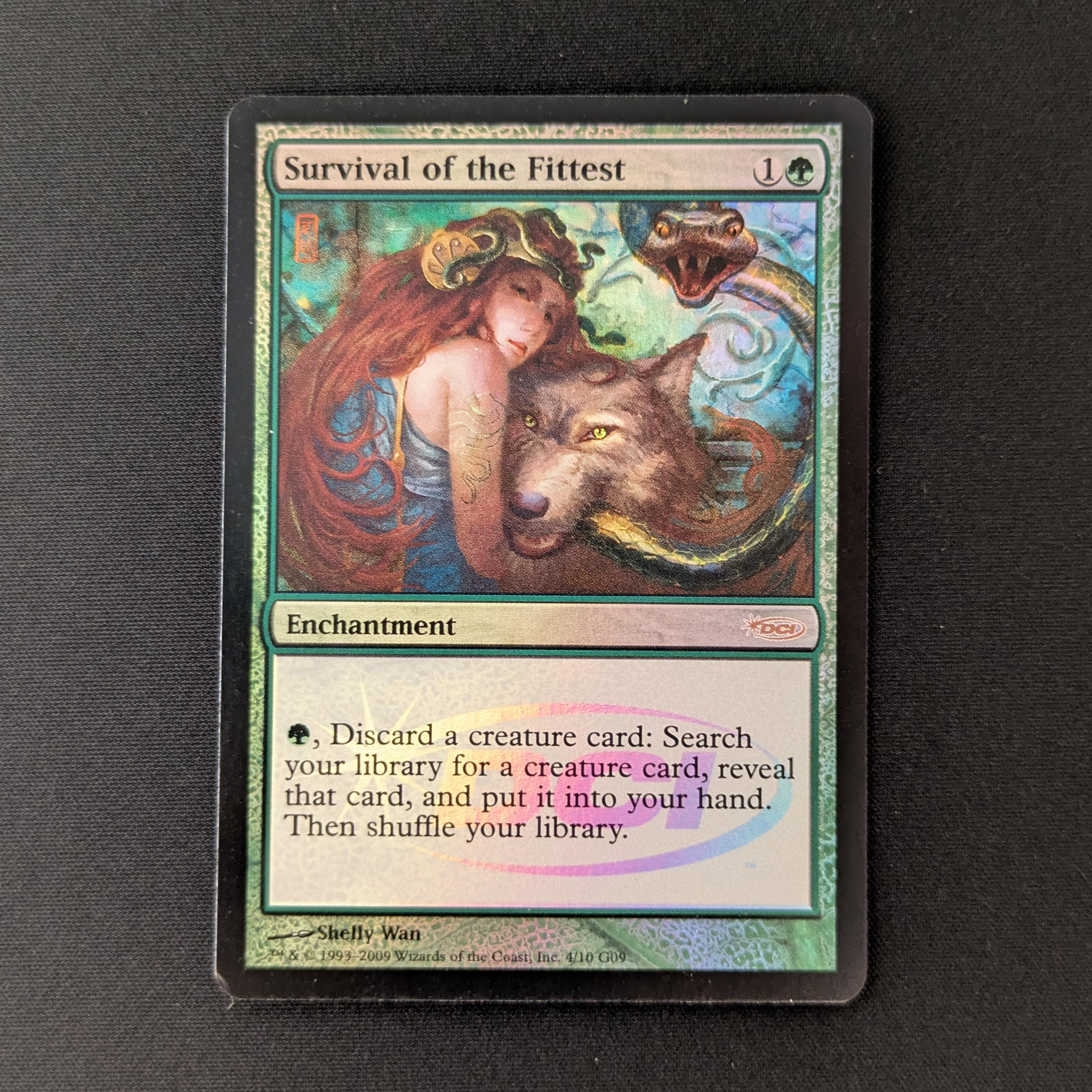MTG Singles - [FOIL] Survival of the Fittest - Judge Rewards Promos - EX - 