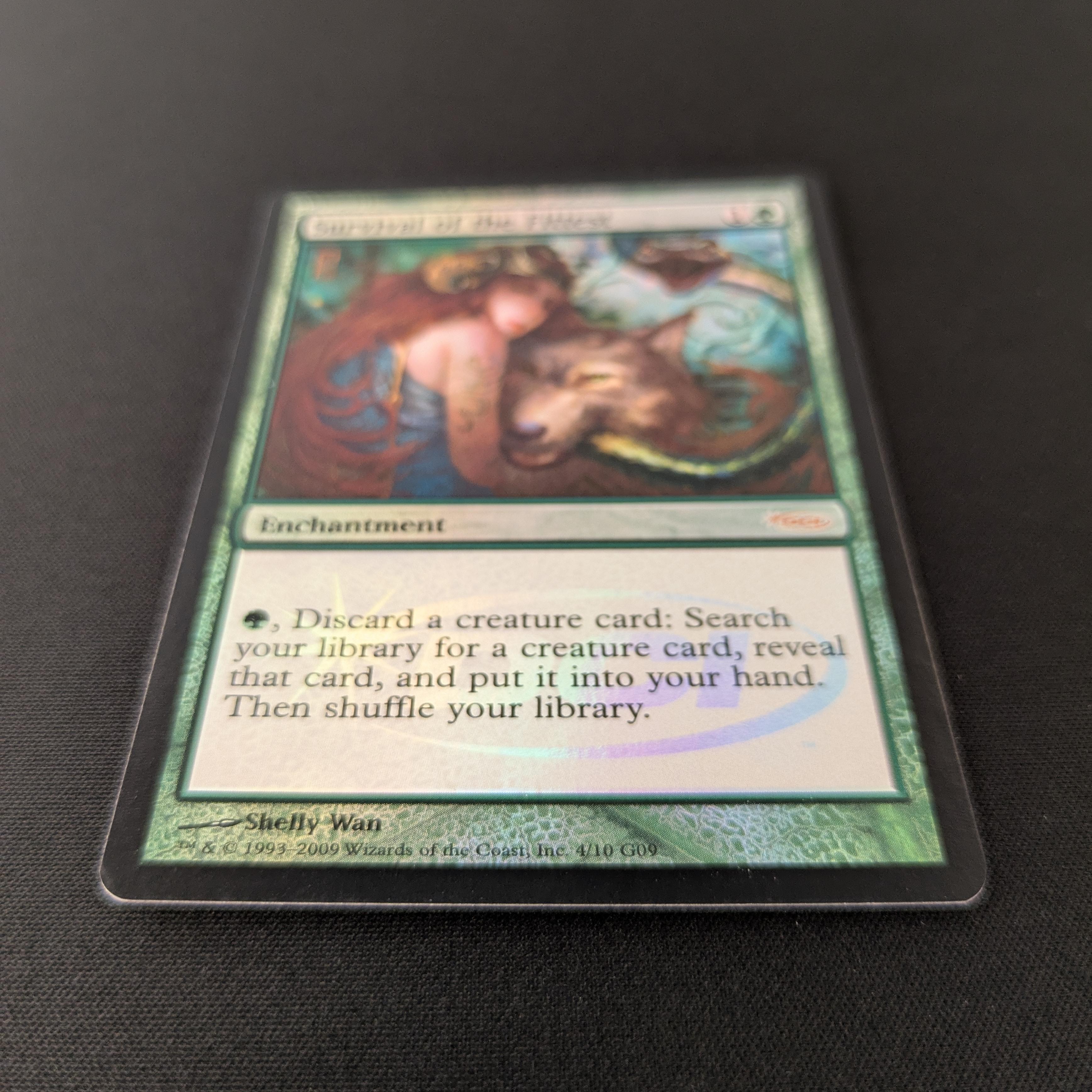 MTG Singles - [FOIL] Survival of the Fittest - Judge Rewards Promos - EX - 