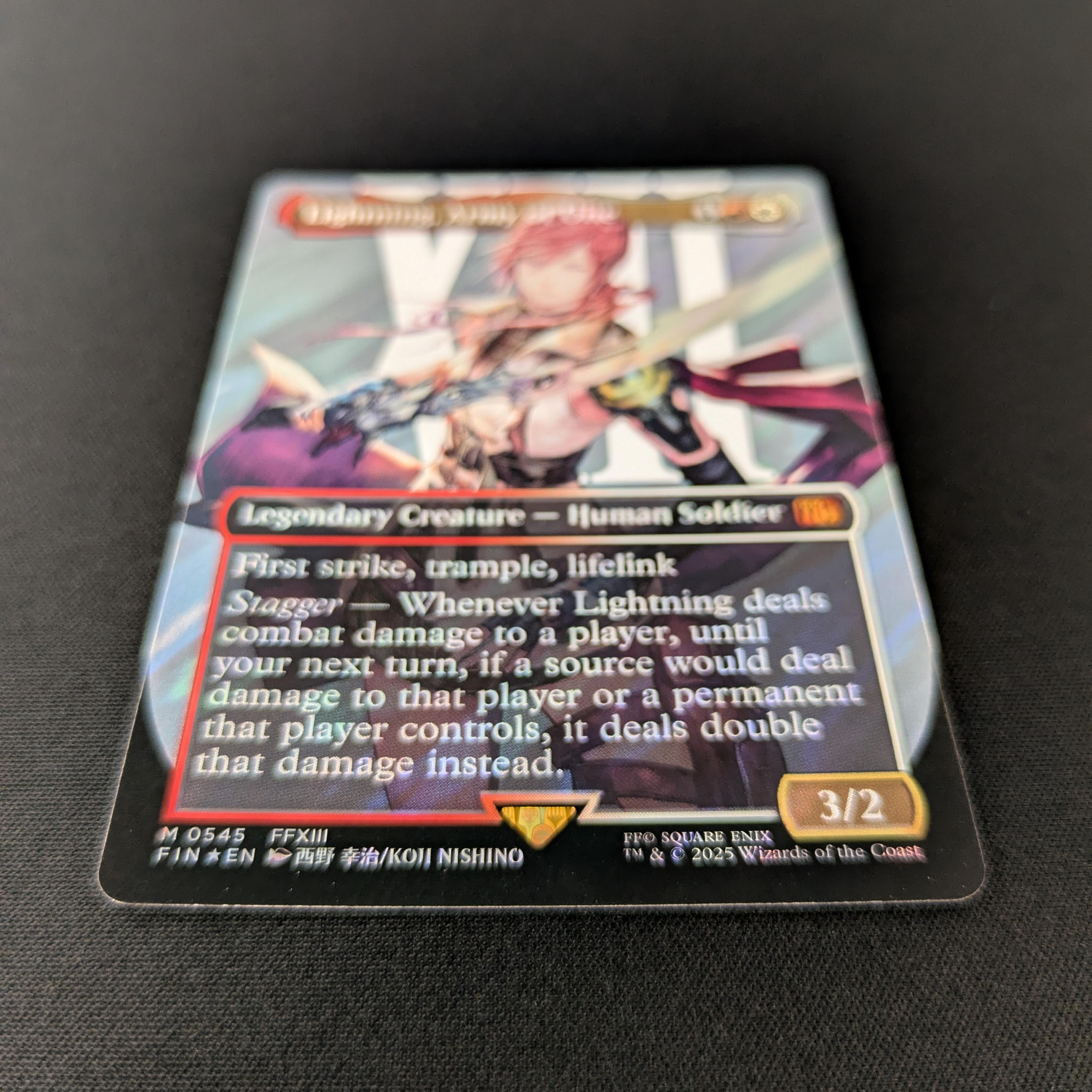 MTG Singles - [FOIL] Lightning, Army of One (Surge Foil) - Magic the Gathering: Final Fantasy - Extras - NM - 