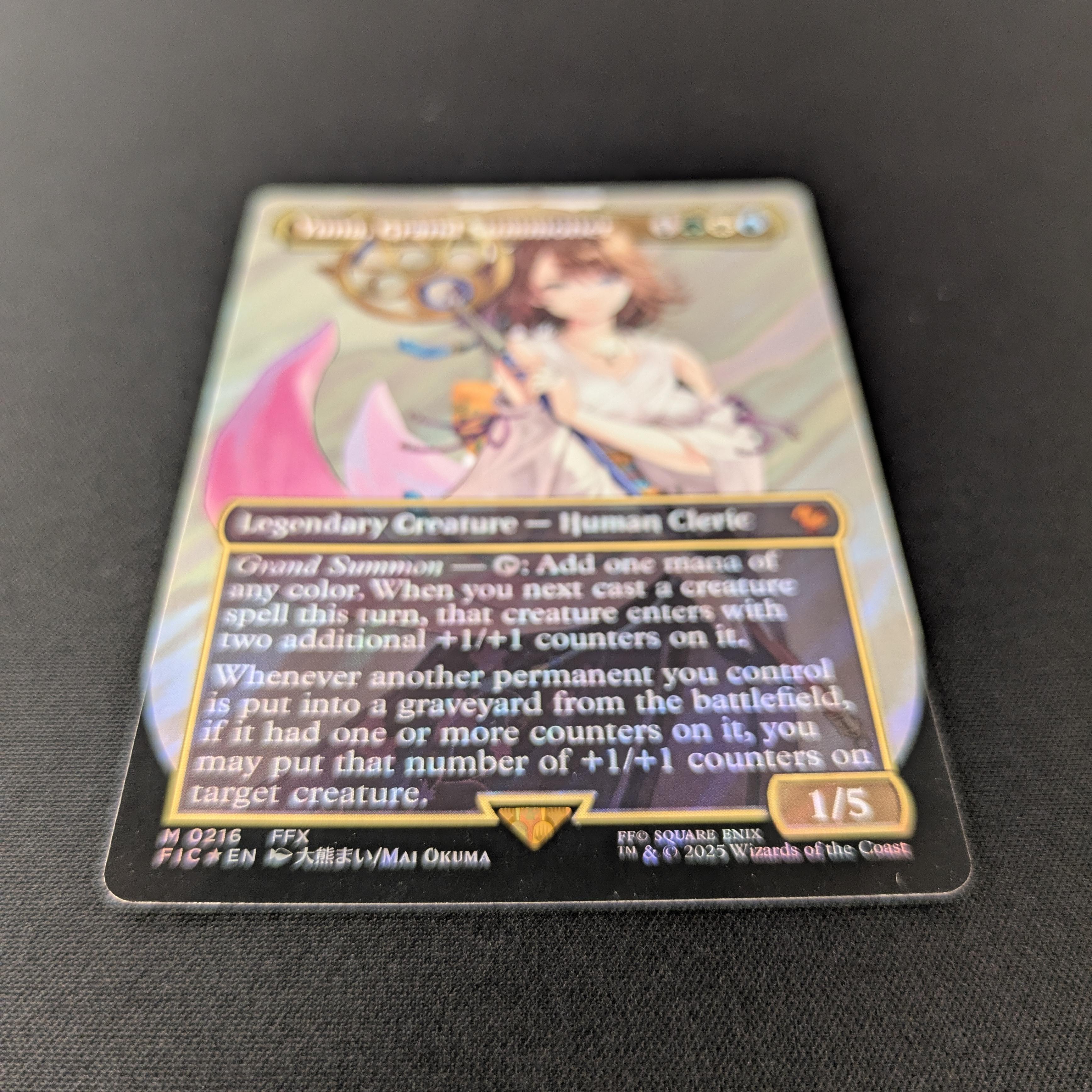 MTG Singles - [FOIL] Yuna, Grand Summoner (Surge Foil) - Commander: Magic: The Gathering - FINAL FANTASY: Extras - NM - 