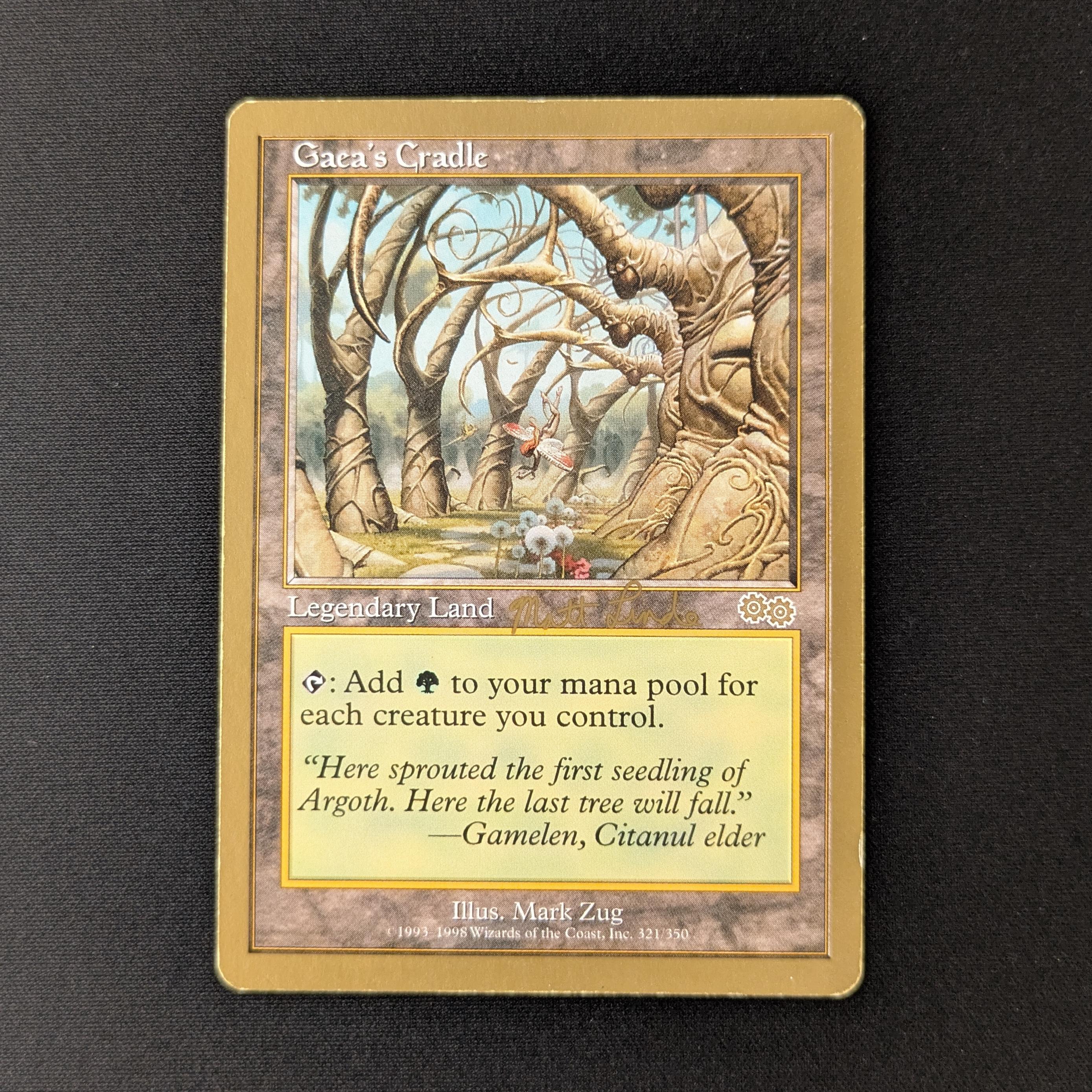MTG Singles - Gaea's Cradle - WCD 1999: Matt Linde - LP - 