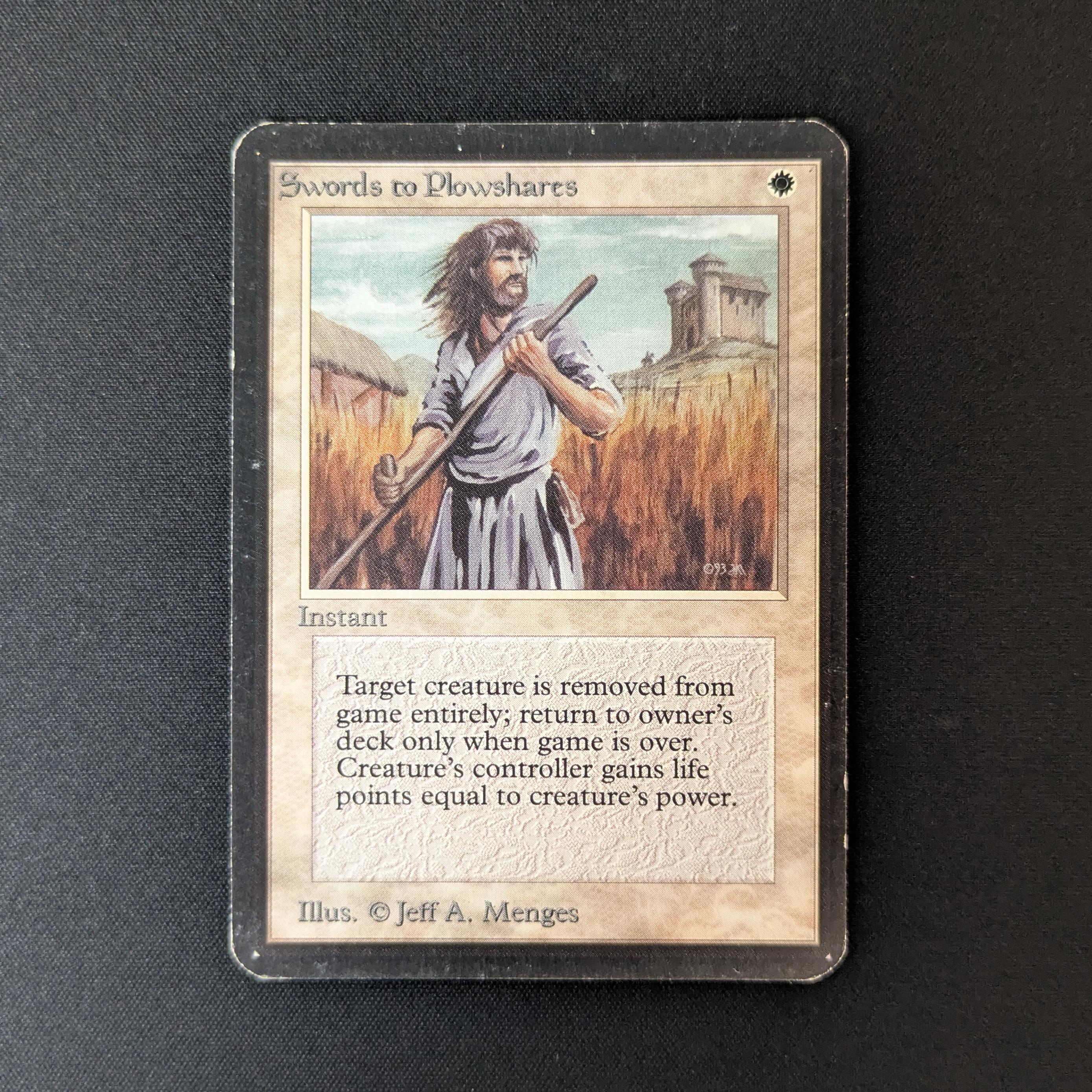 MTG Singles - Swords to Plowshares - Alpha - LP - 27778