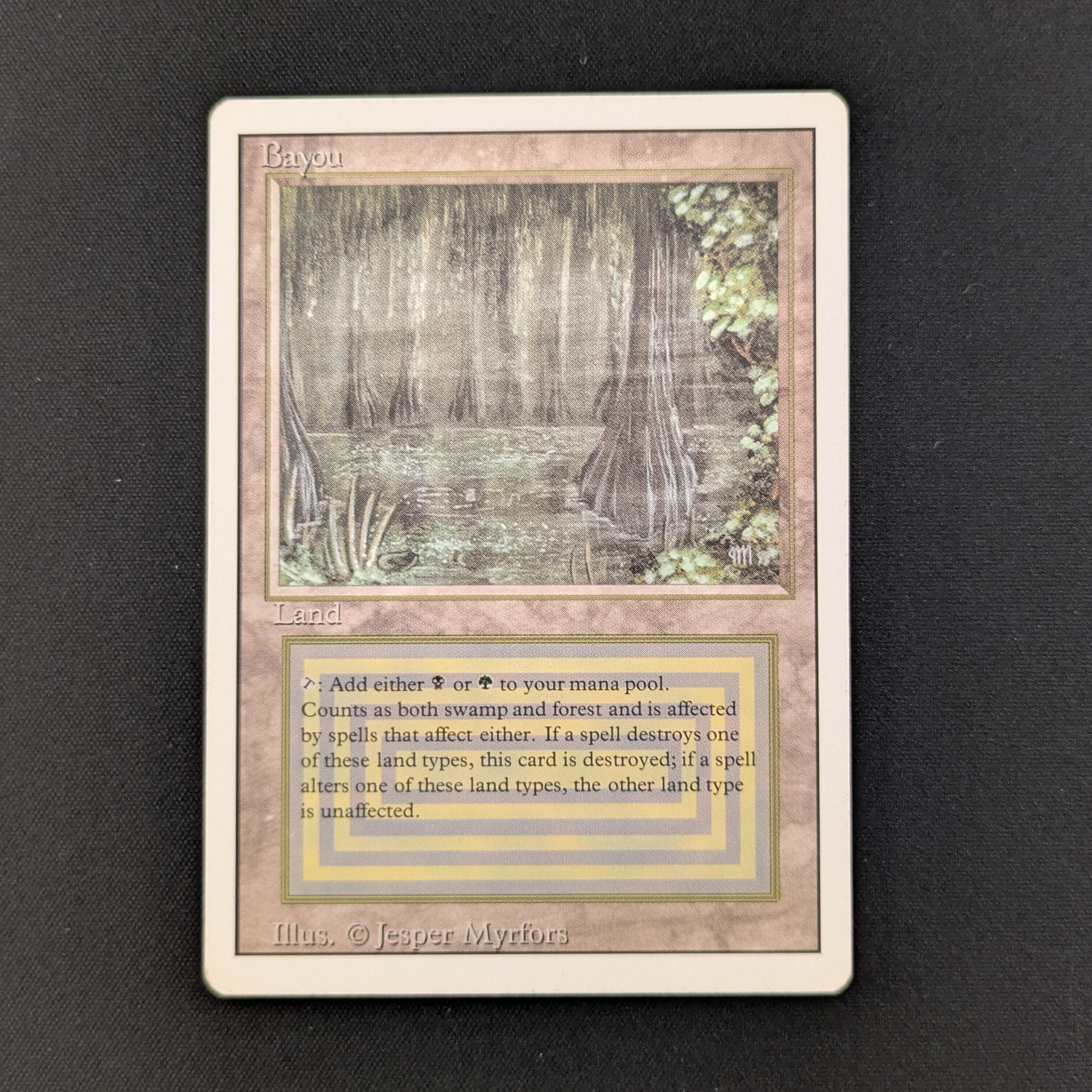 MTG Singles - Bayou - Revised - EX - 27824