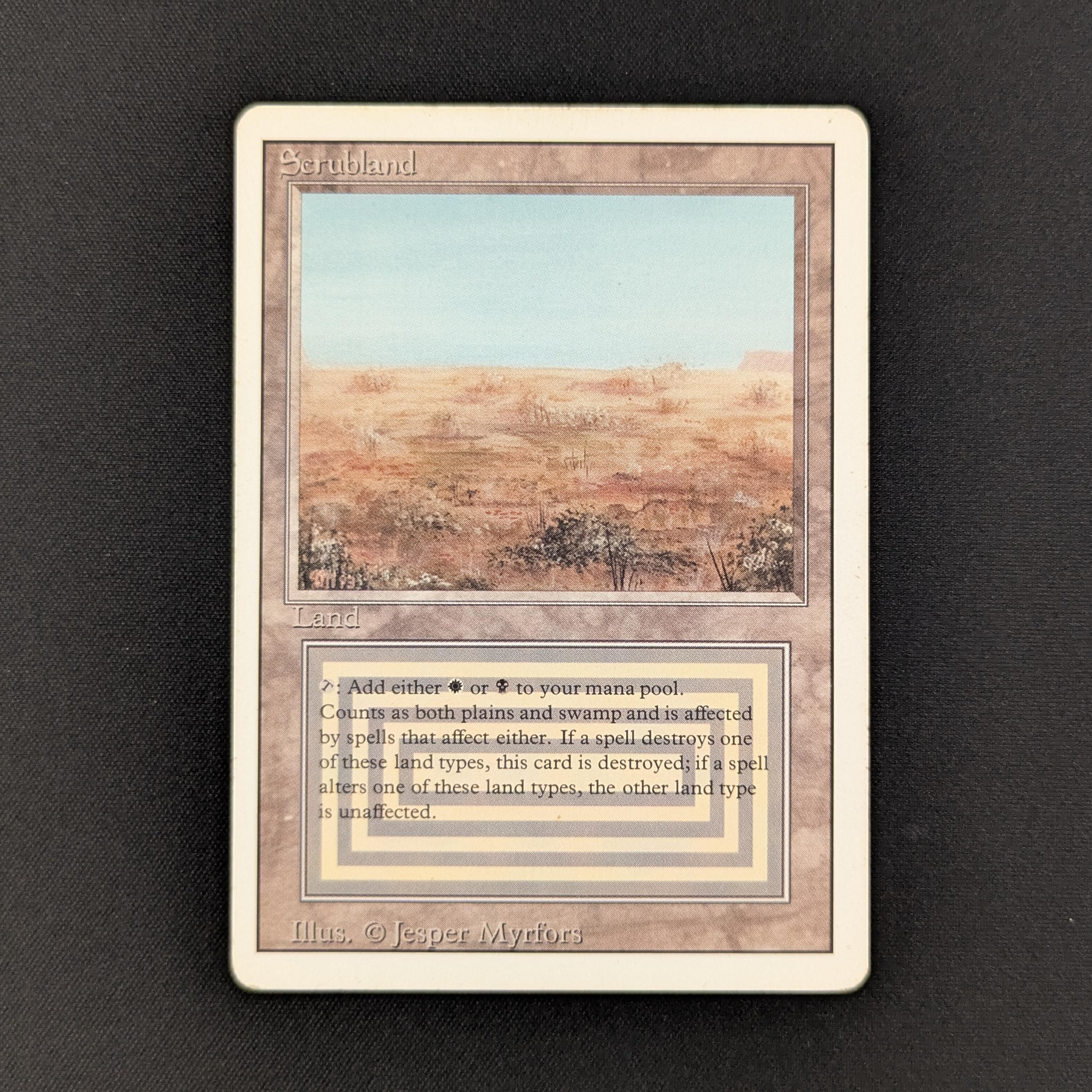 MTG Singles - Scrubland - Revised - PL - 27832