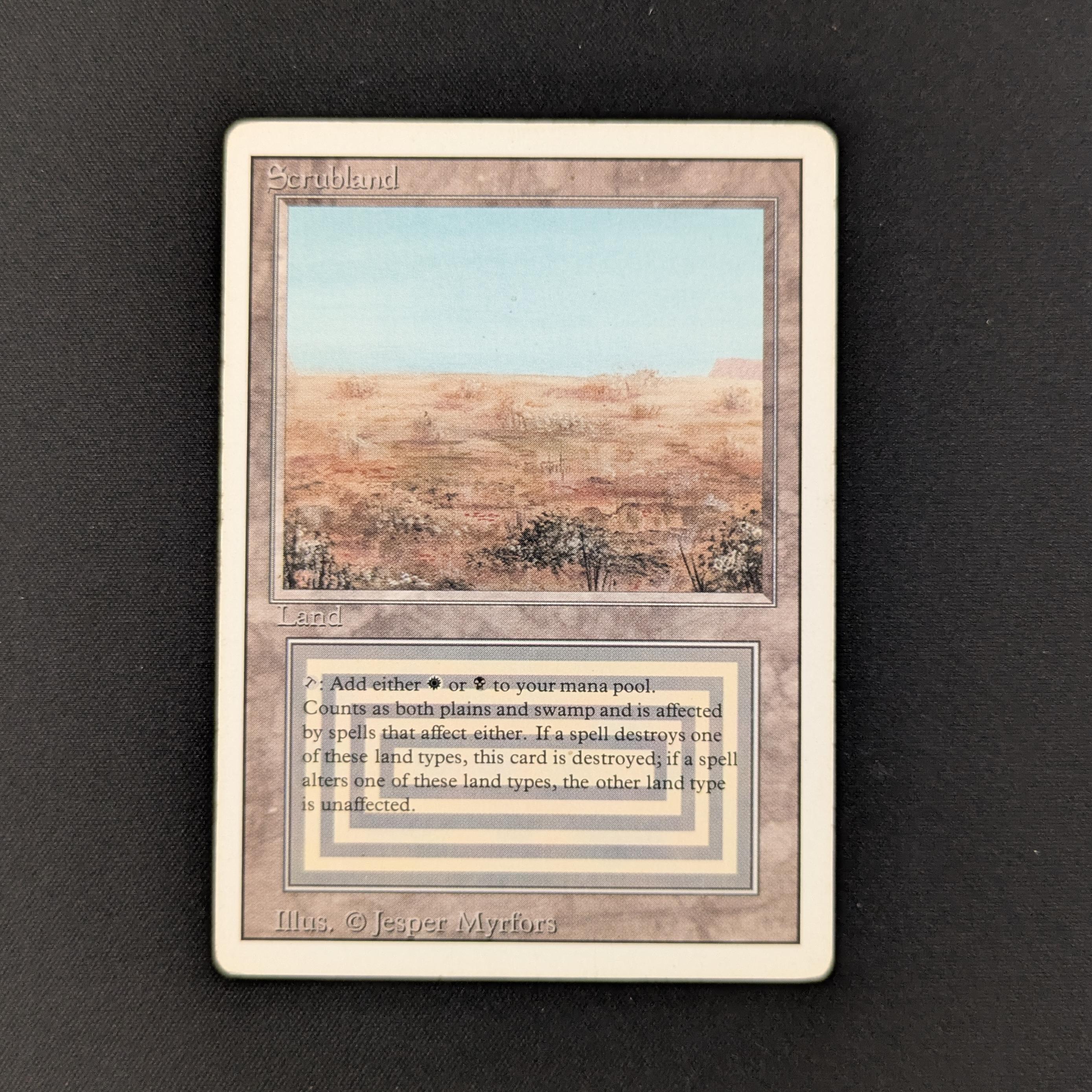 MTG Singles - Scrubland - Revised - PL - 27833