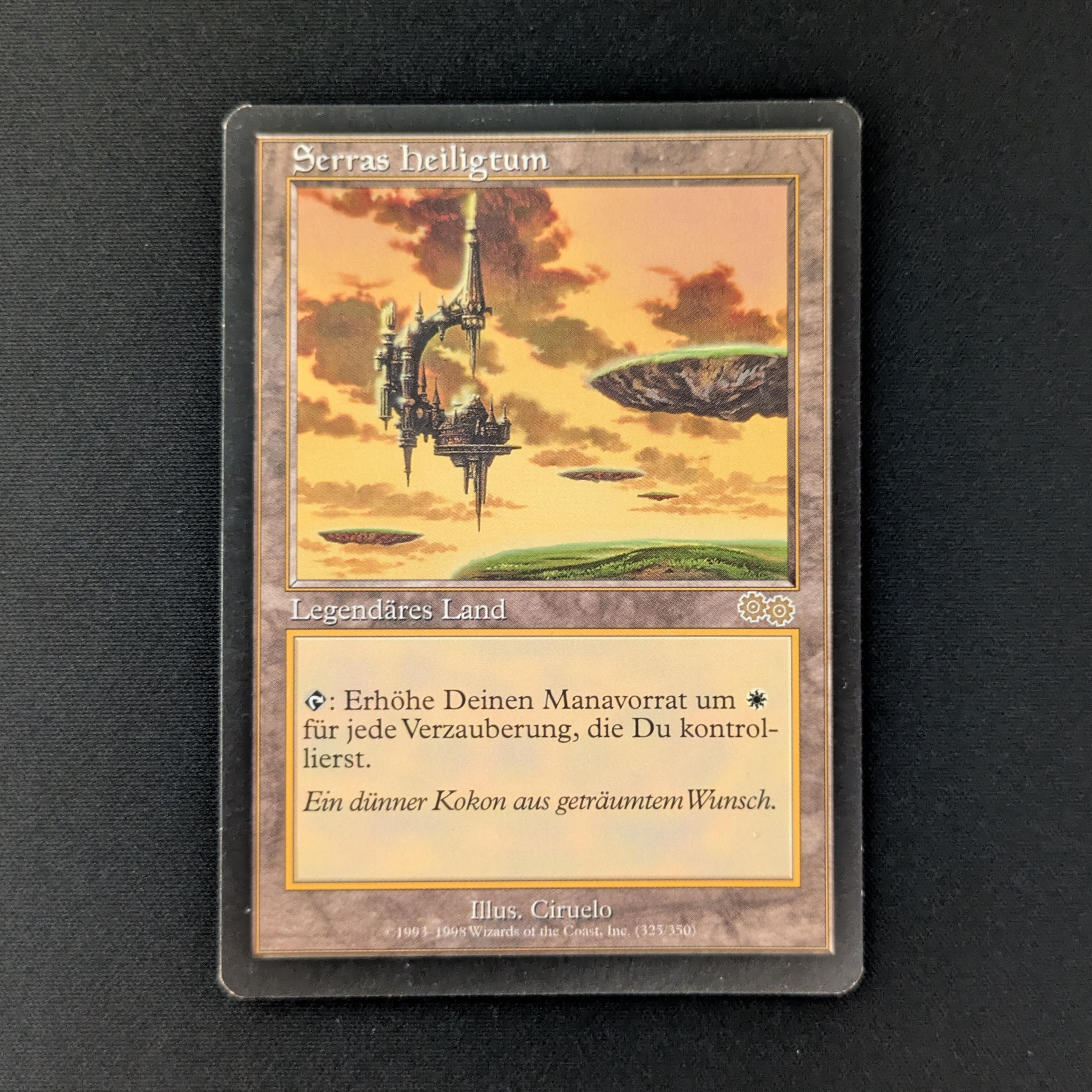 MTG Singles - Serra's Sanctum - Urza's Saga - German - EX - 27959