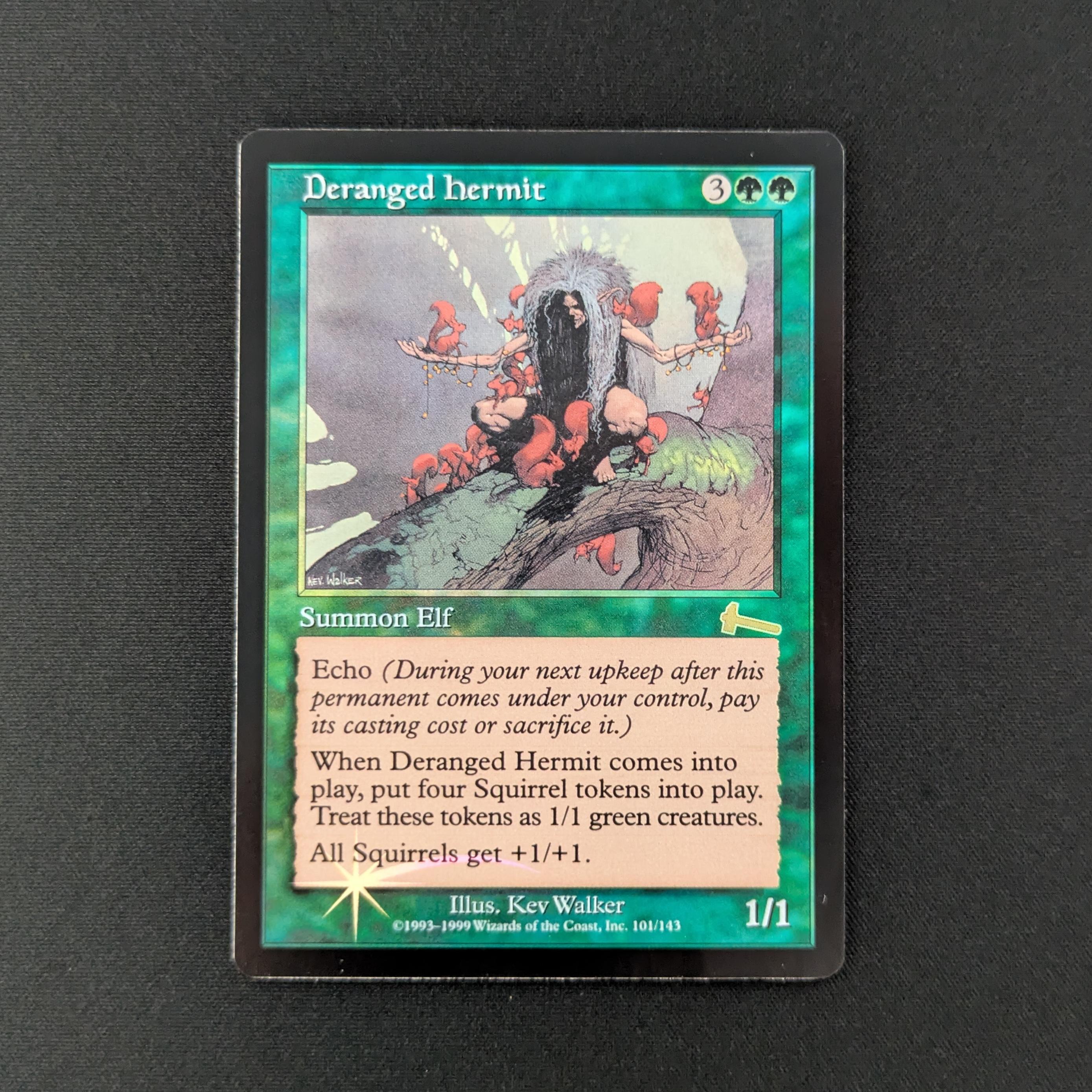 MTG Singles - [FOIL] Deranged Hermit - Urza's Legacy - GD - 
