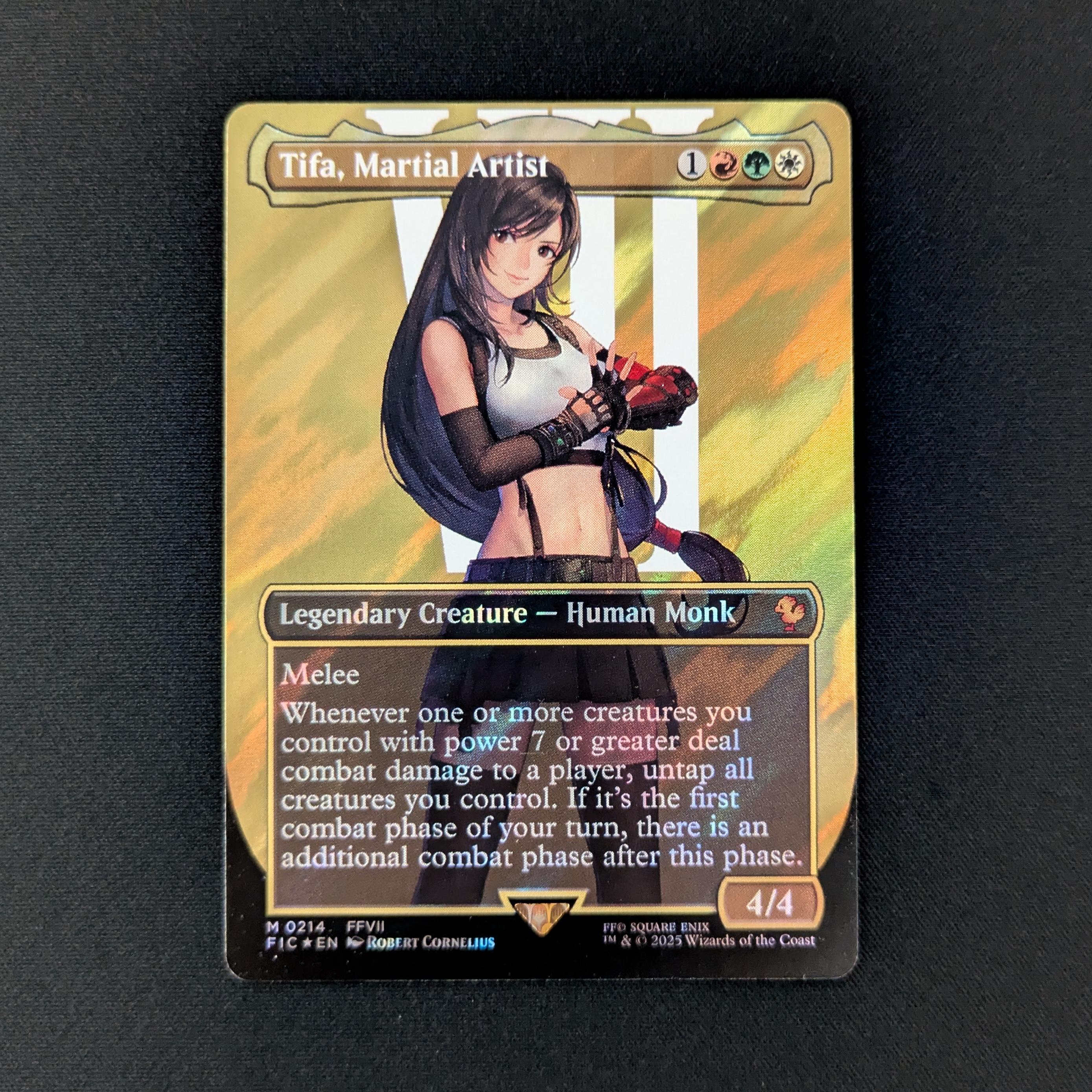 MTG Singles - [FOIL] Tifa, Martial Artist (Surge Foil) - Commander: Magic: The Gathering - FINAL FANTASY: Extras - NM - 