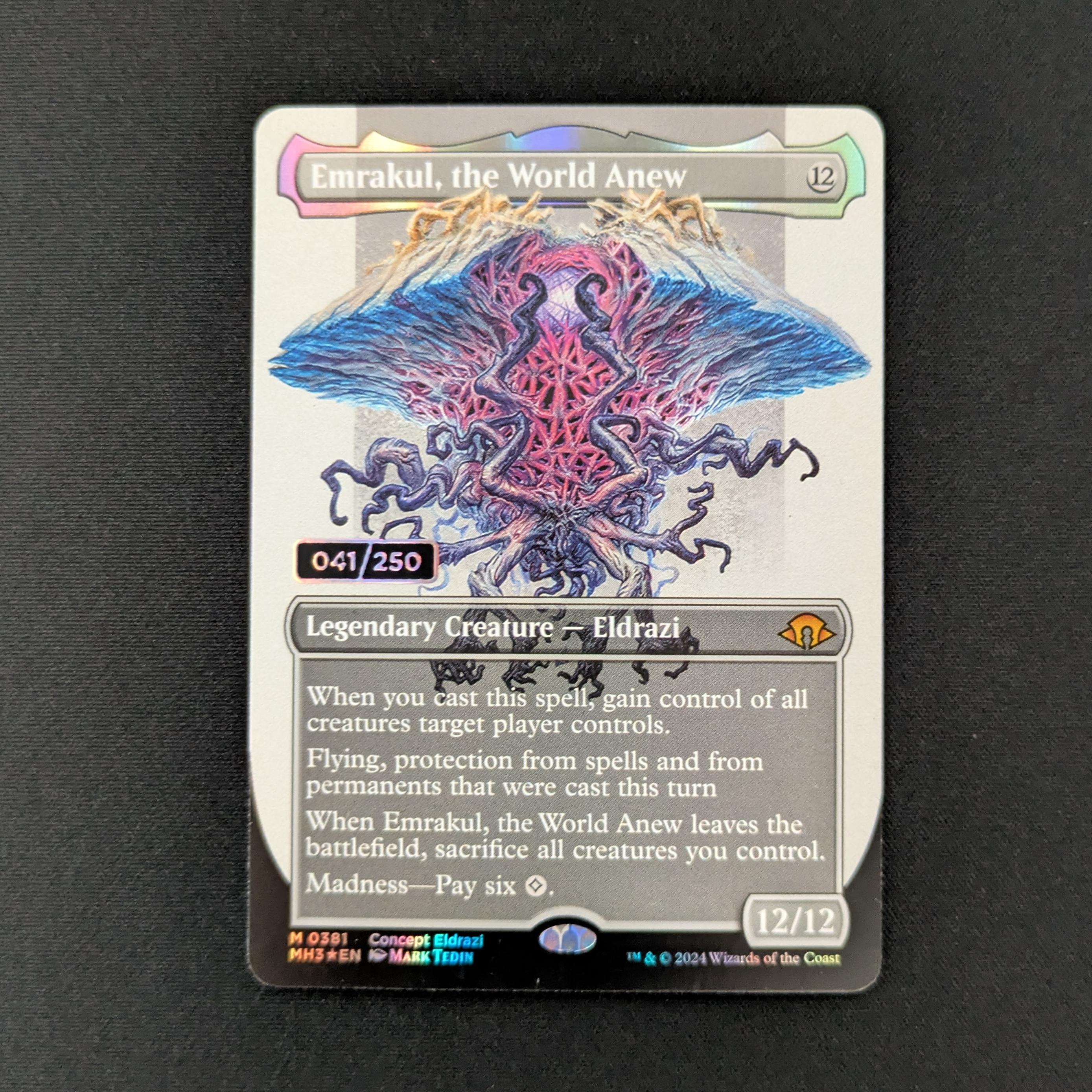 MTG Singles - [FOIL] Emrakul, the World Anew (Serialized) - Modern Horizons 3: Extras - NM - 