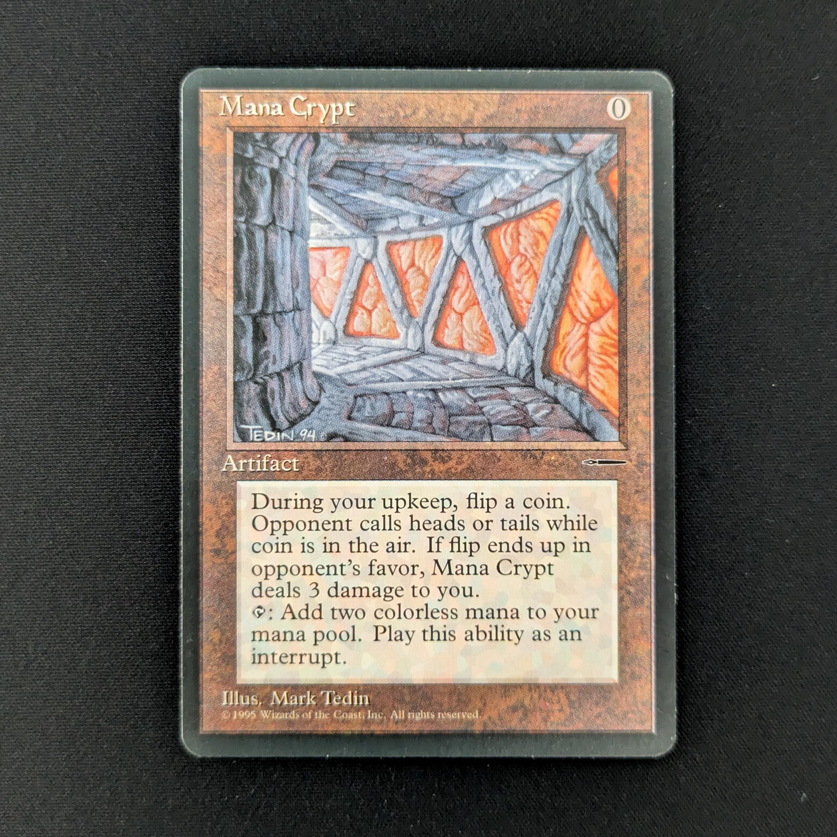 MTG Singles - Mana Crypt (Book Insert) - Harper Prism Promos - NM - 