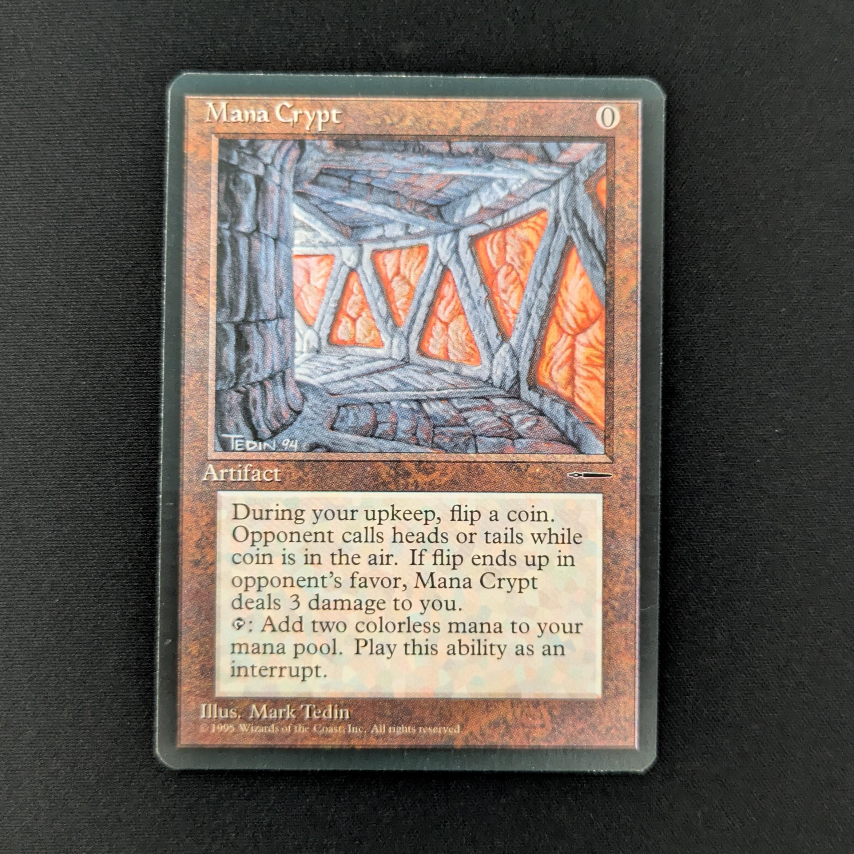 MTG Singles - Mana Crypt (Book Insert) - Harper Prism Promos - EX - 