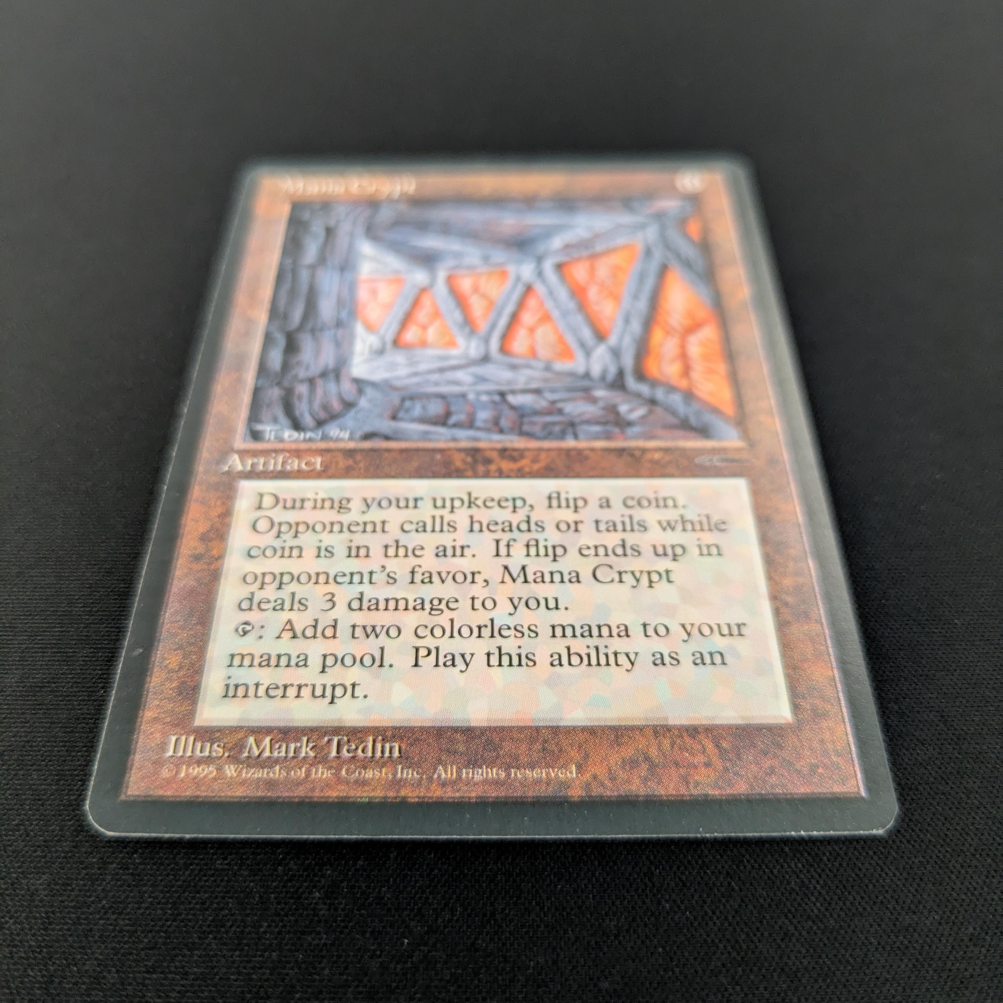 MTG Singles - Mana Crypt (Book Insert) - Harper Prism Promos - EX - 