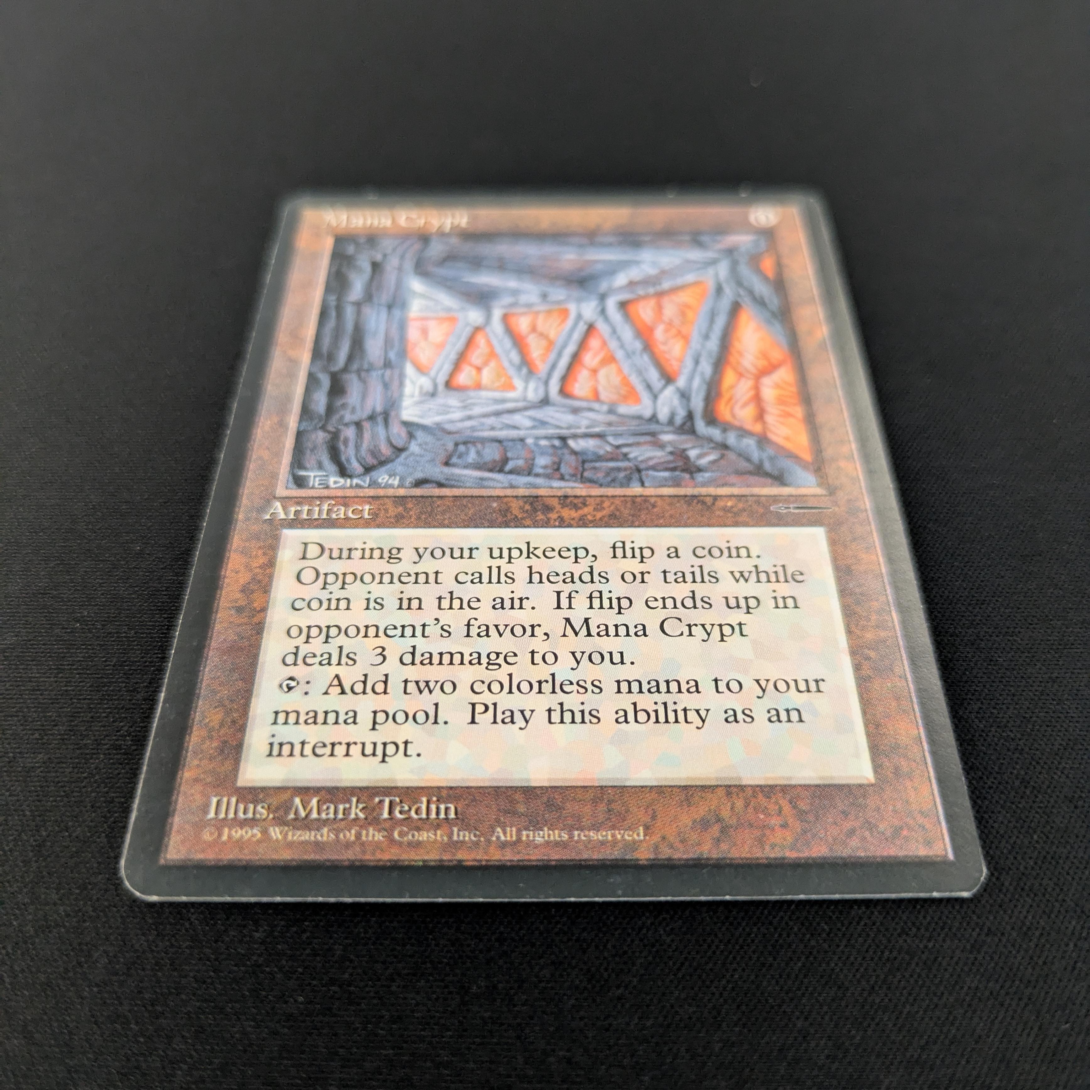 MTG Singles - Mana Crypt (Book Insert) - Harper Prism Promos - LP - 