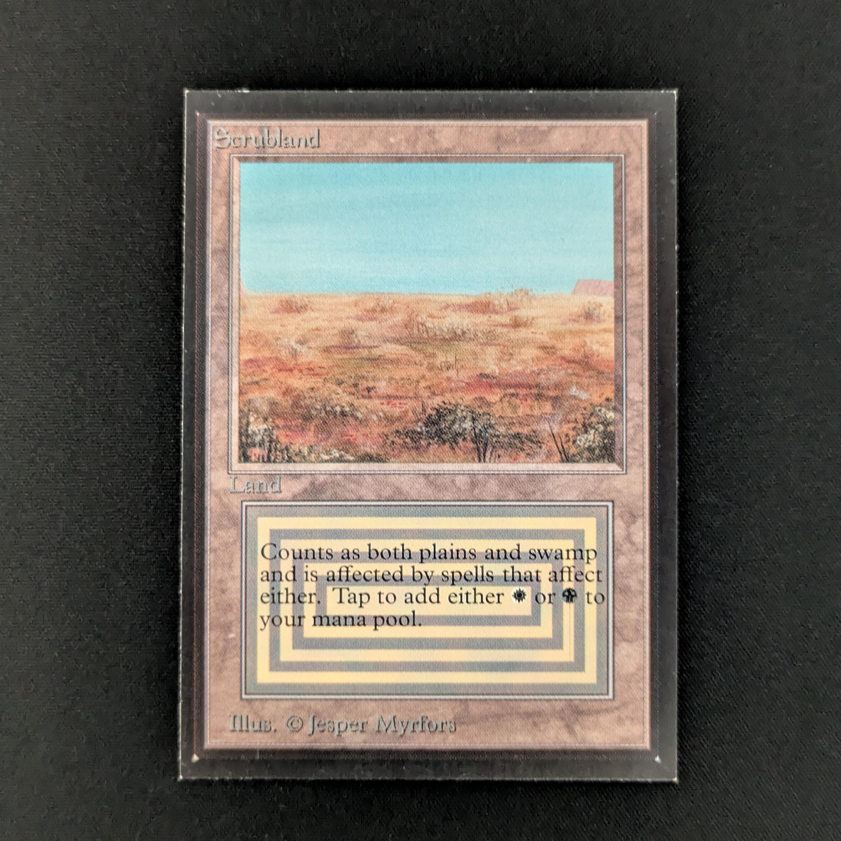 MTG Singles - Scrubland - Collectors' Edition - EX - 28013
