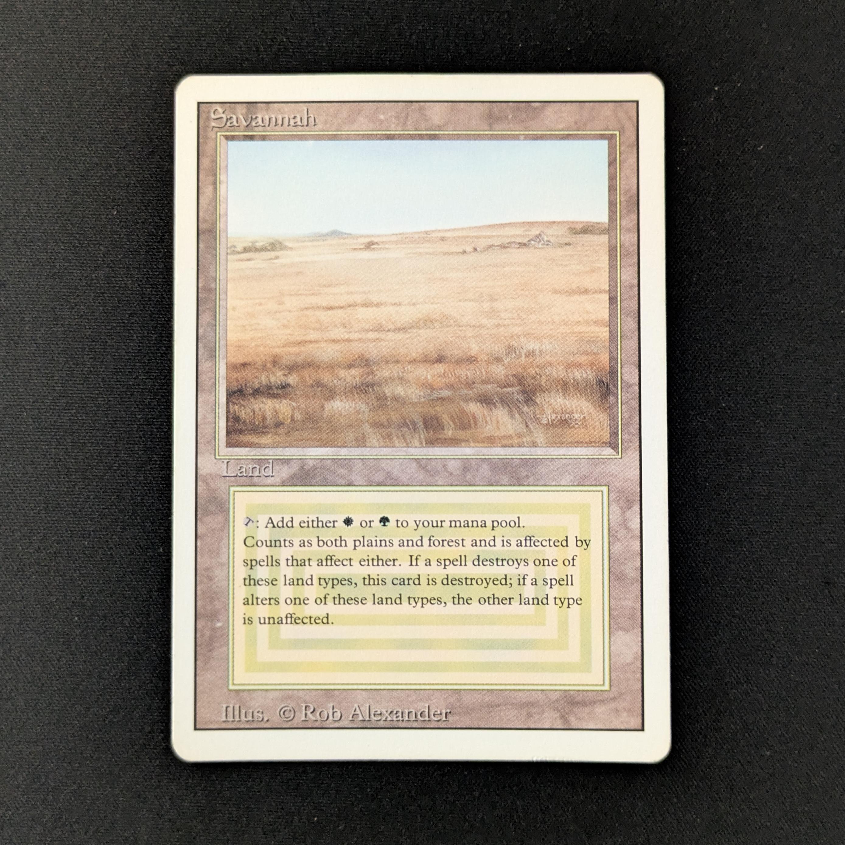 MTG Singles - Savannah - Revised - LP - 28132