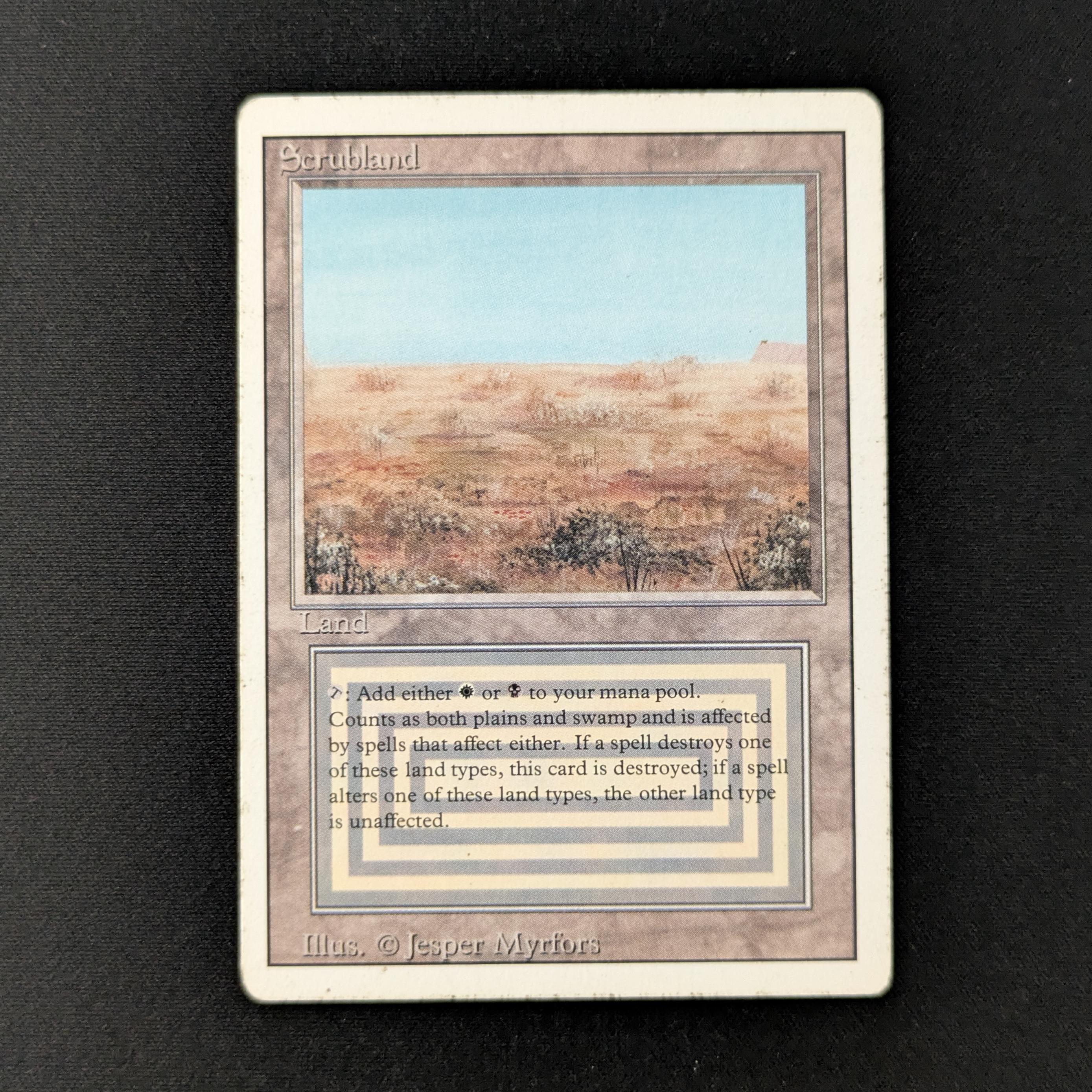 MTG Singles - Scrubland - Revised - PL - 28134