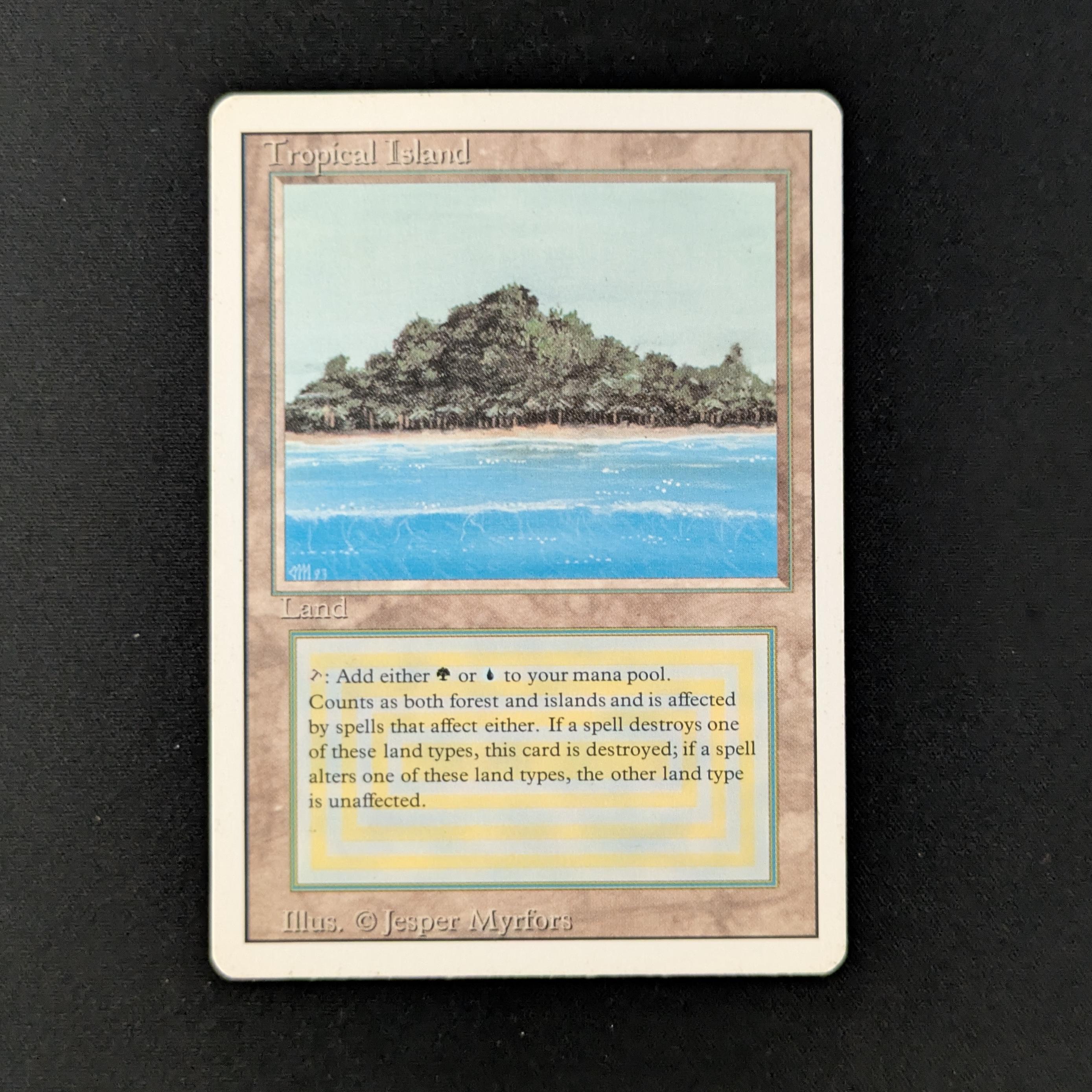 MTG Tropical  ① Tropical Island - Revised