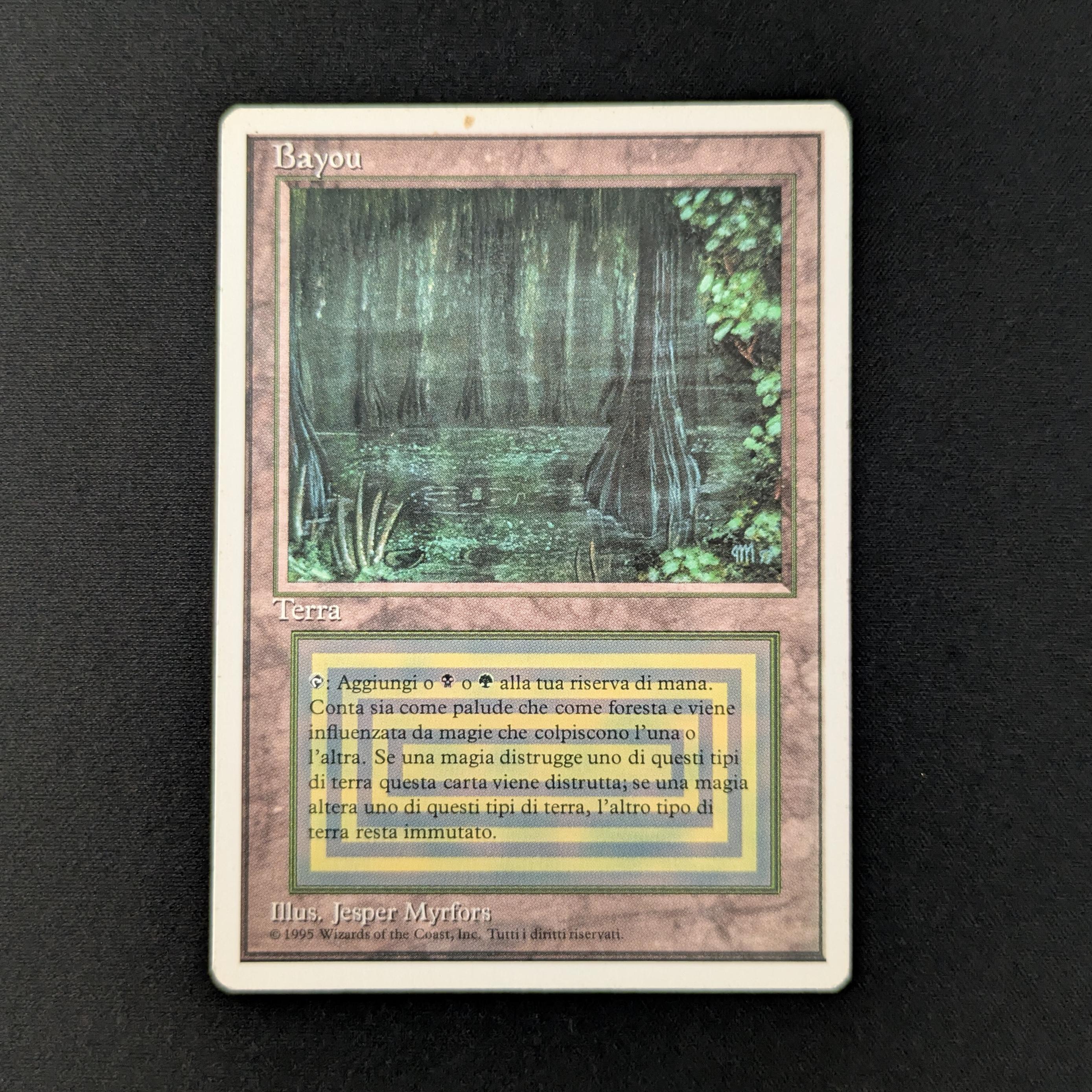 MTG Singles - Bayou - Foreign White Bordered - Italian - LP - 28157
