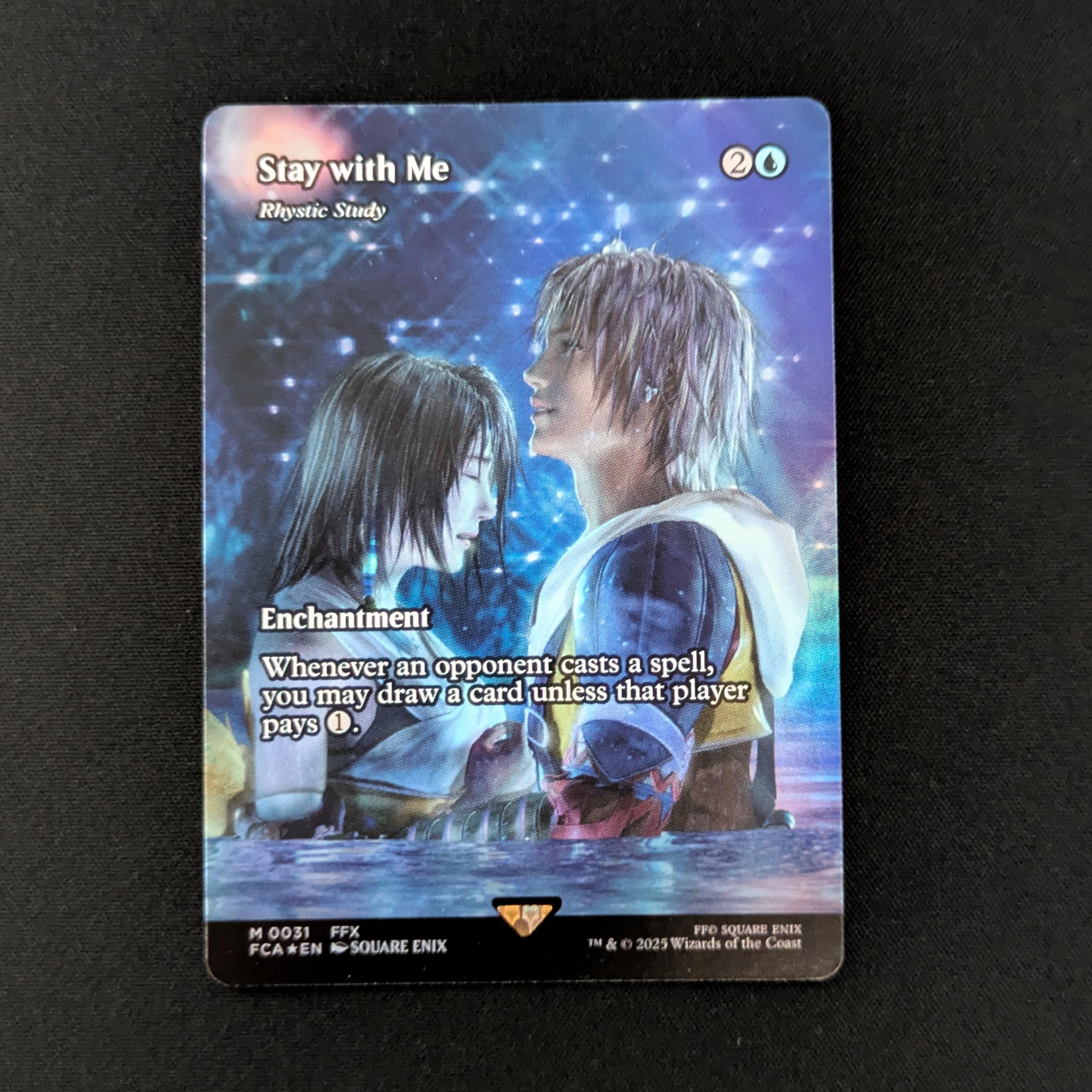 MTG Singles - [FOIL] Rhystic Study - Magic: The Gathering - FINAL FANTASY Through the Ages - NM - 
