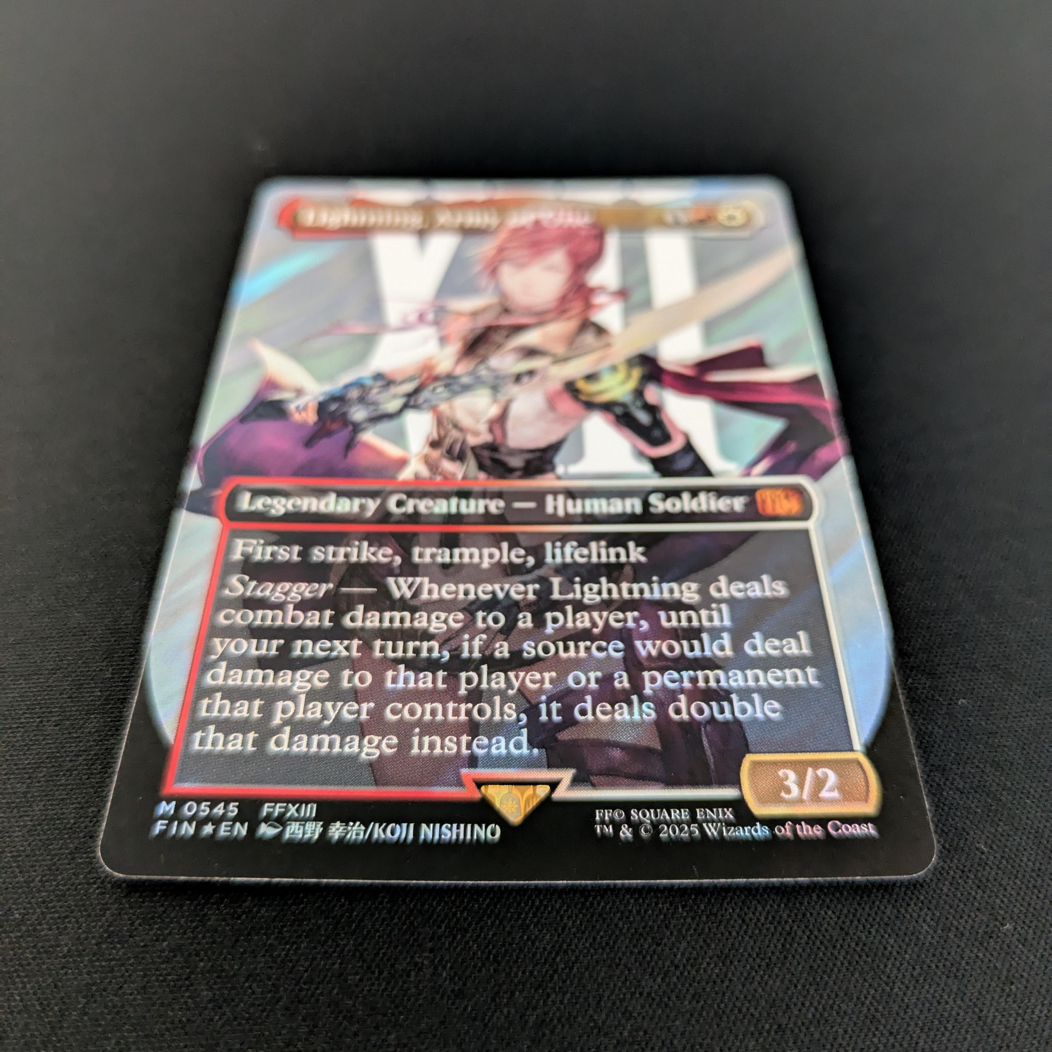MTG Singles - [FOIL] Lightning, Army of One (Surge Foil) - Magic the Gathering: Final Fantasy - Extras - NM - 