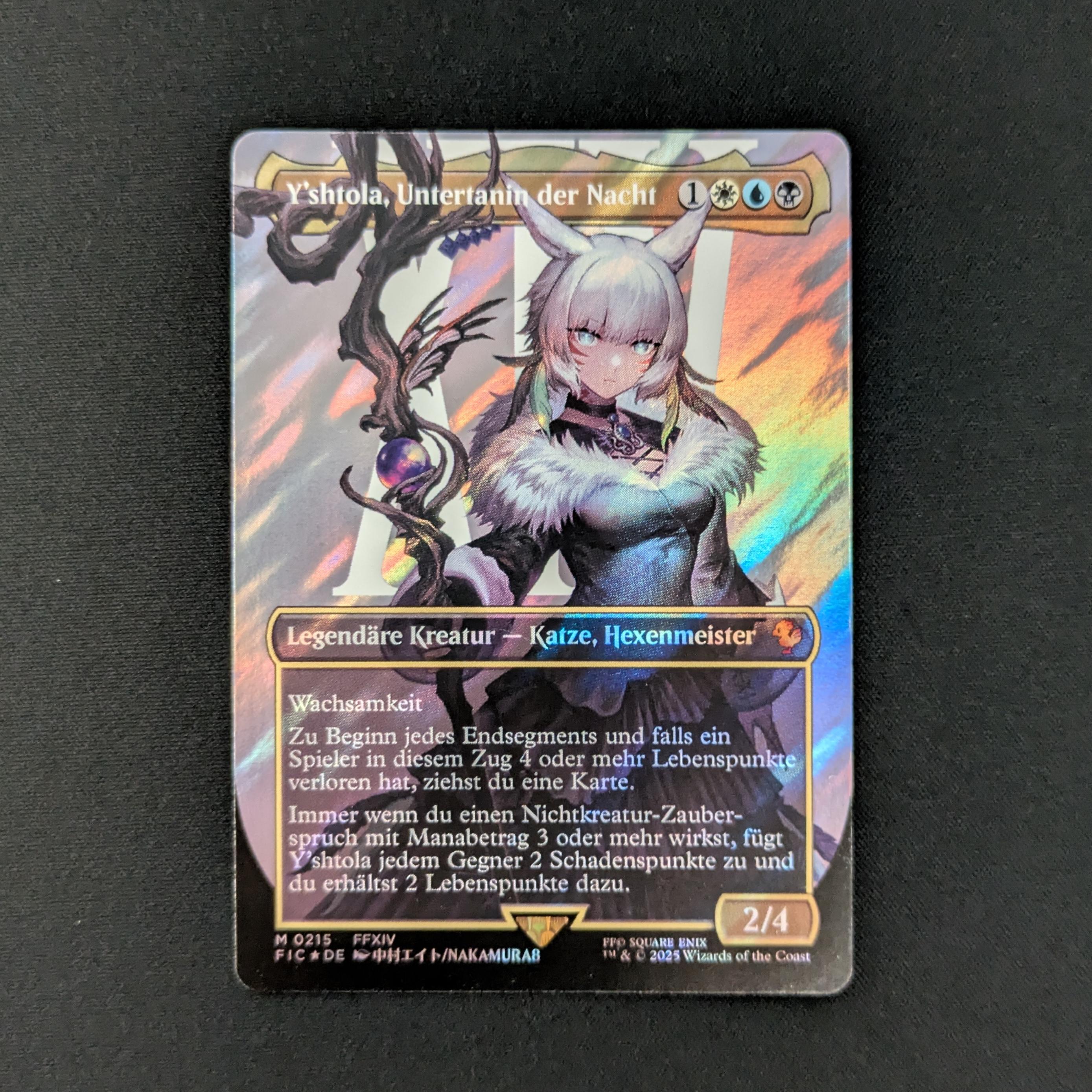 [FOIL] Y'shtola, Night's Blessed (Surge Foil) - Commander: Magic: The Gathering - FINAL FANTASY: Extras - NM