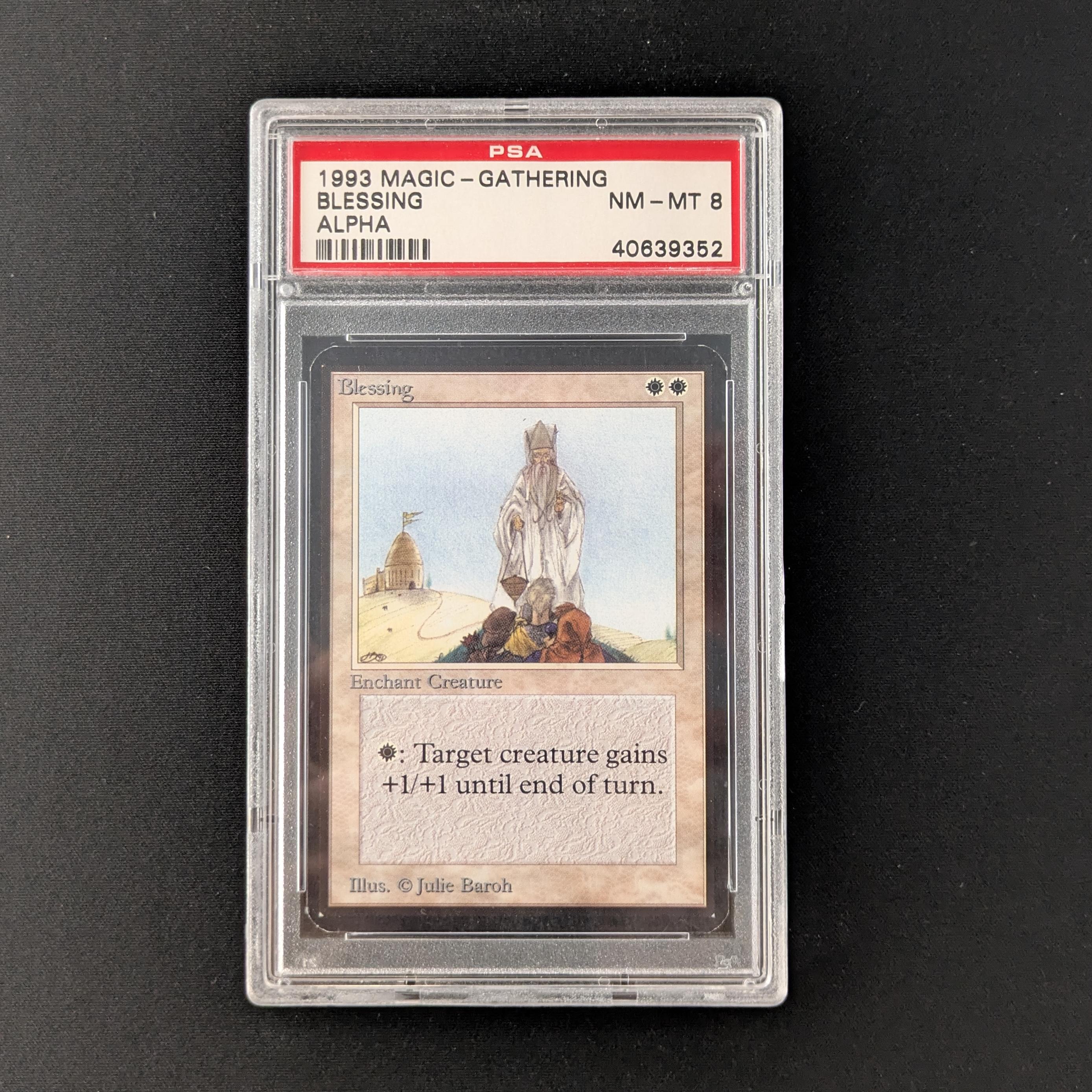 MTG Singles - Blessing - Alpha - PSA 8 - 28193