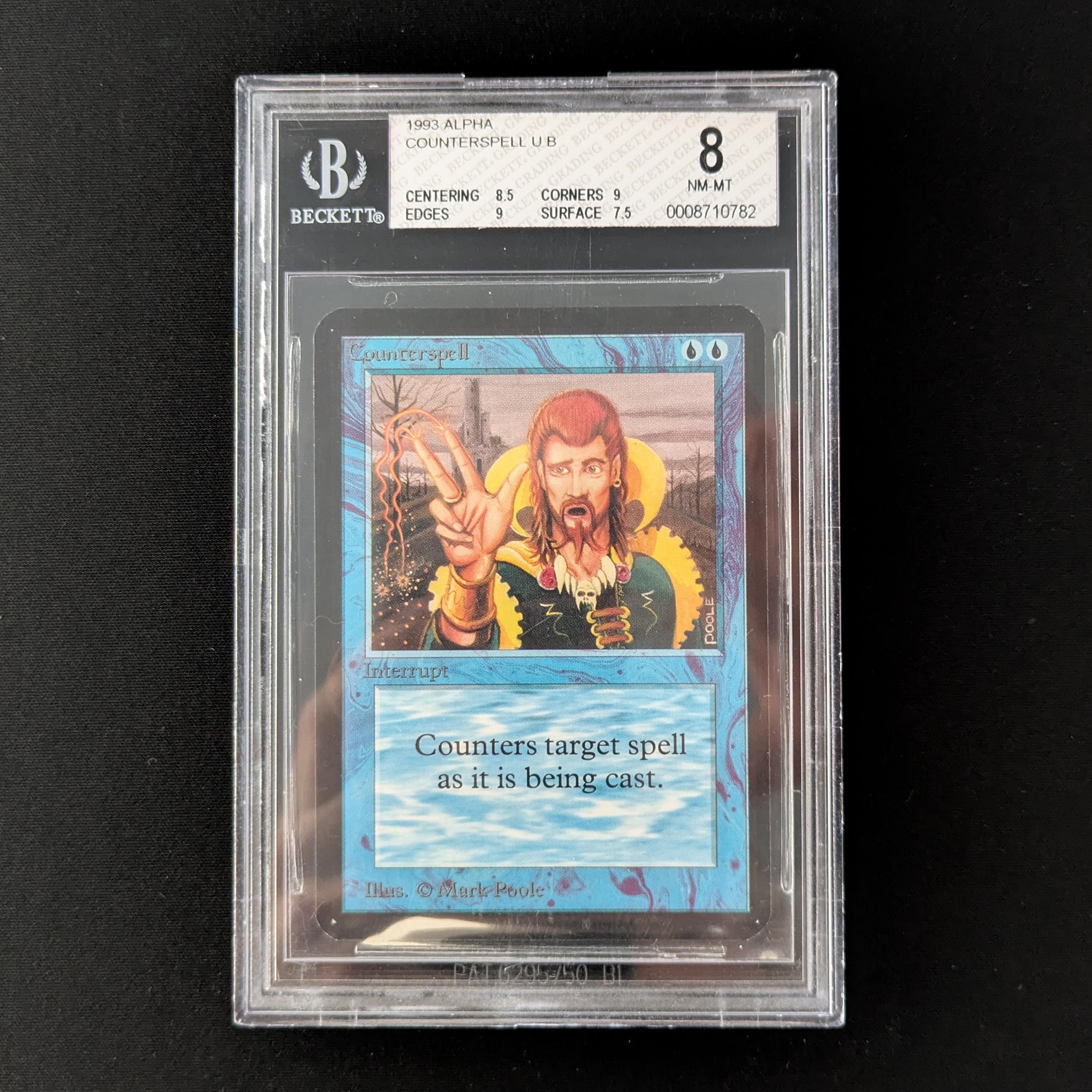 MTG Singles - Counterspell - Alpha - BGS 8 - 28195