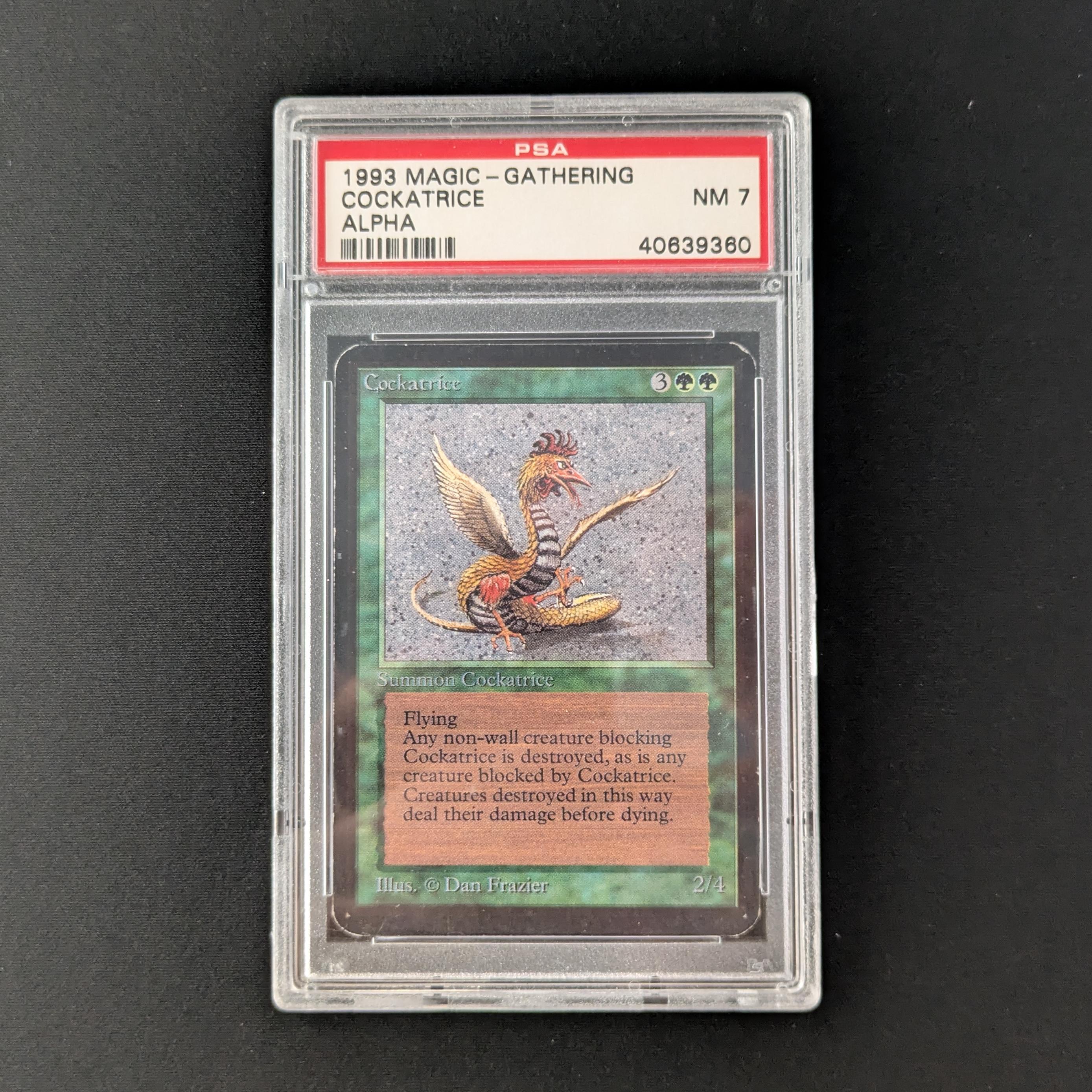 MTG Singles - Cockatrice - Alpha - PSA 7 - 28204