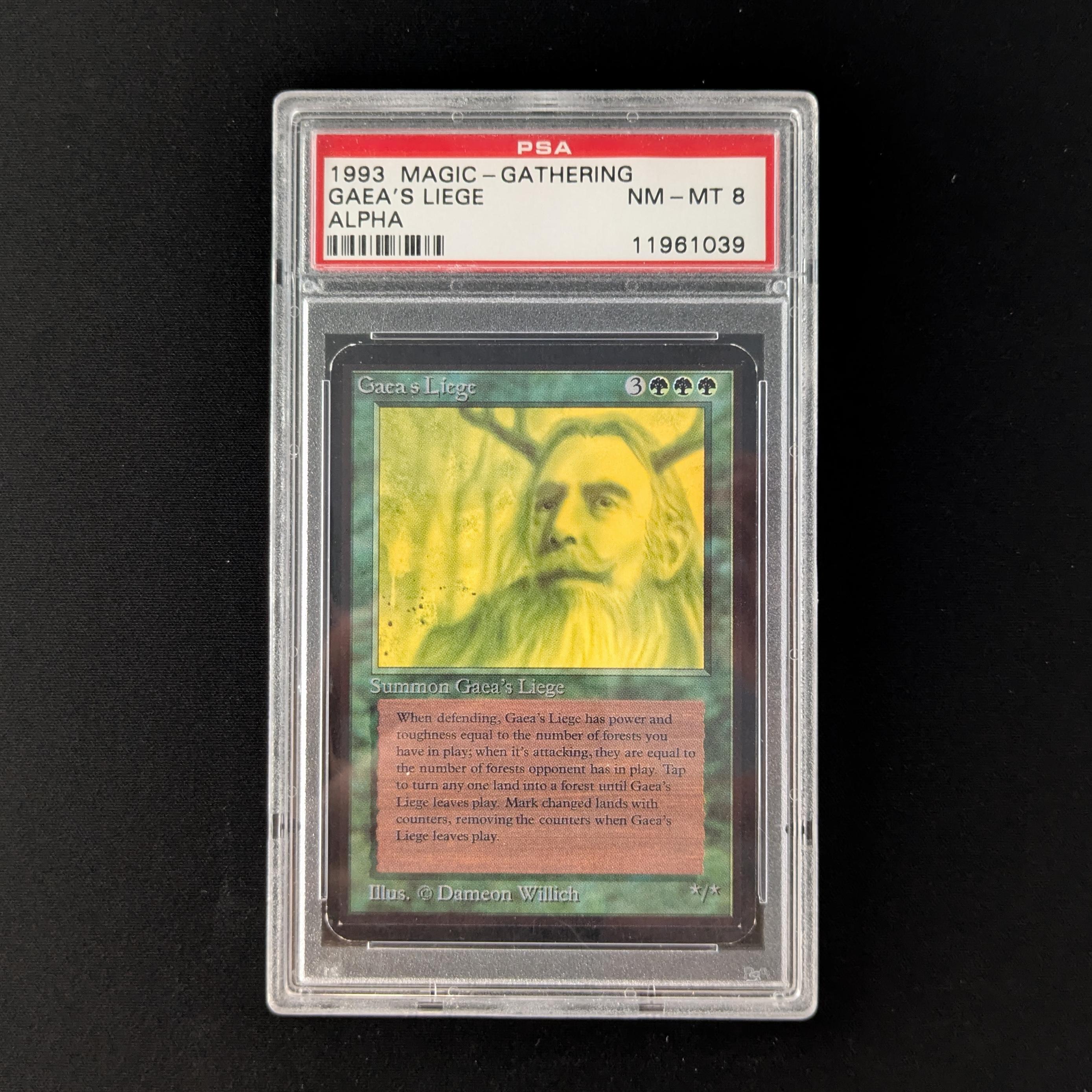 MTG Singles - Gaea's Liege - Alpha - PSA 8 - 28205
