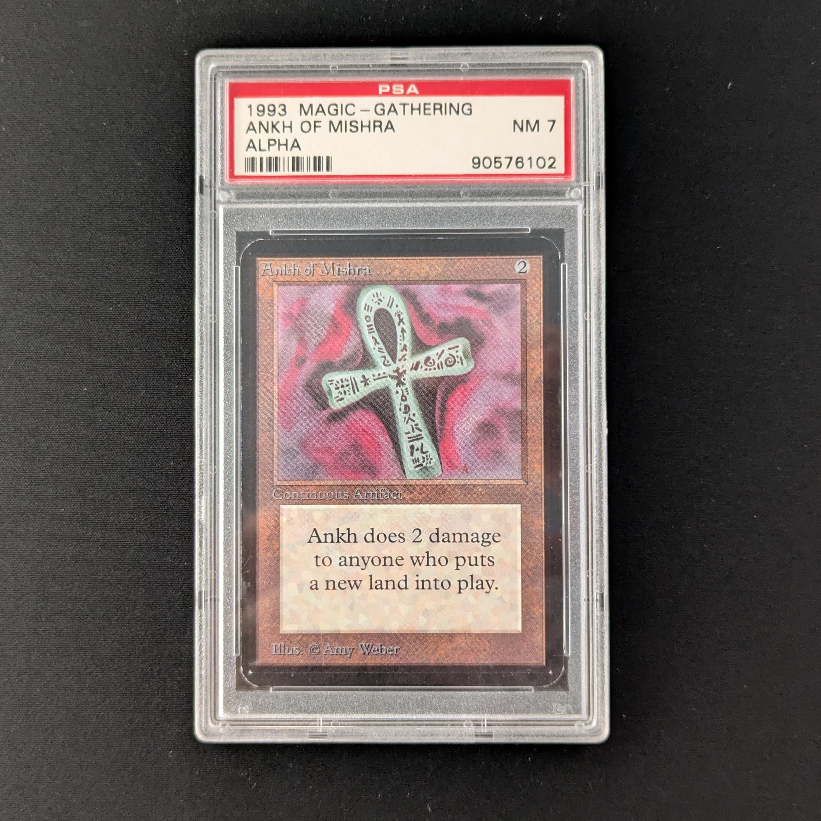 MTG Singles - Ankh of Mishra - Alpha - PSA 7 - 28207