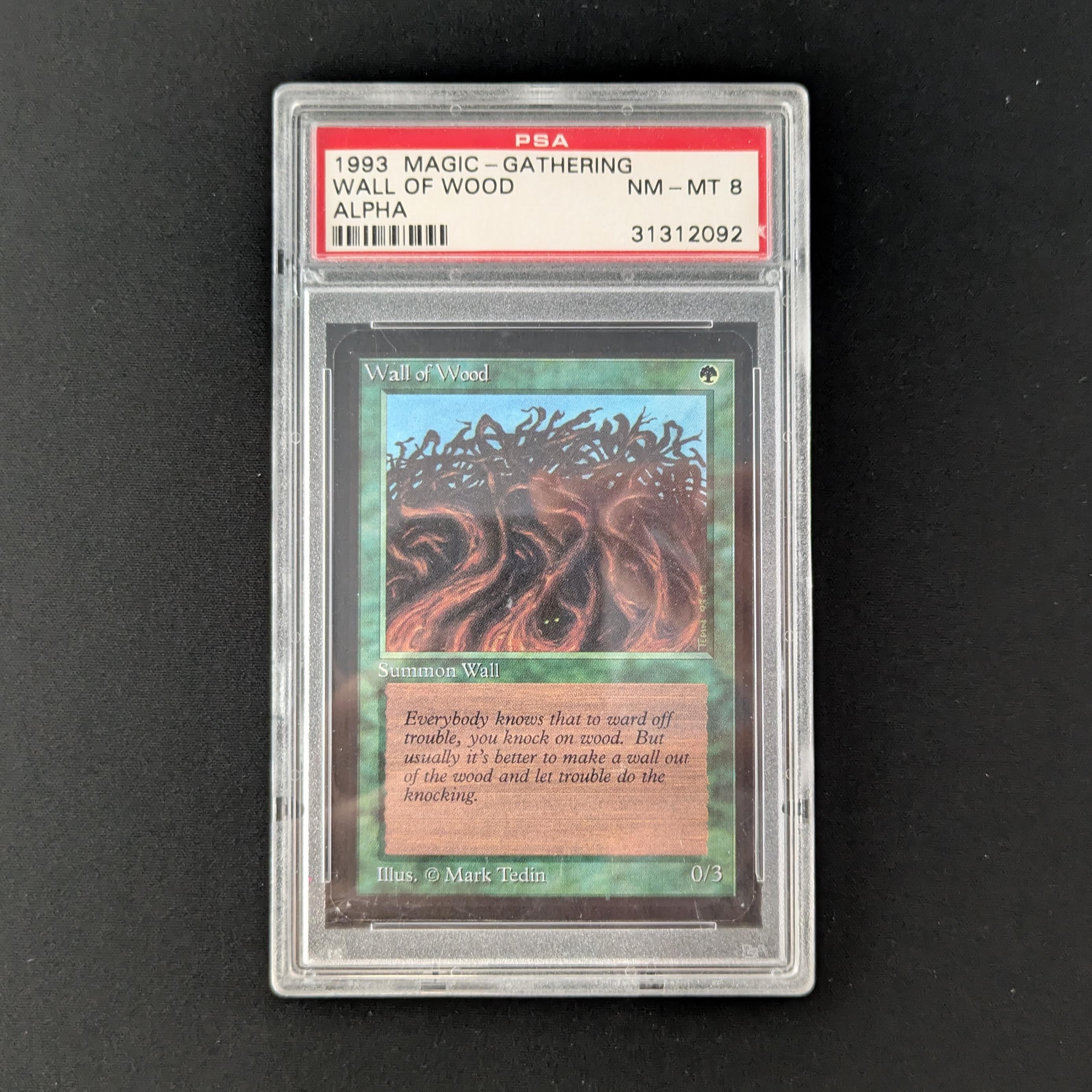 Wall of Wood - Alpha - PSA 8