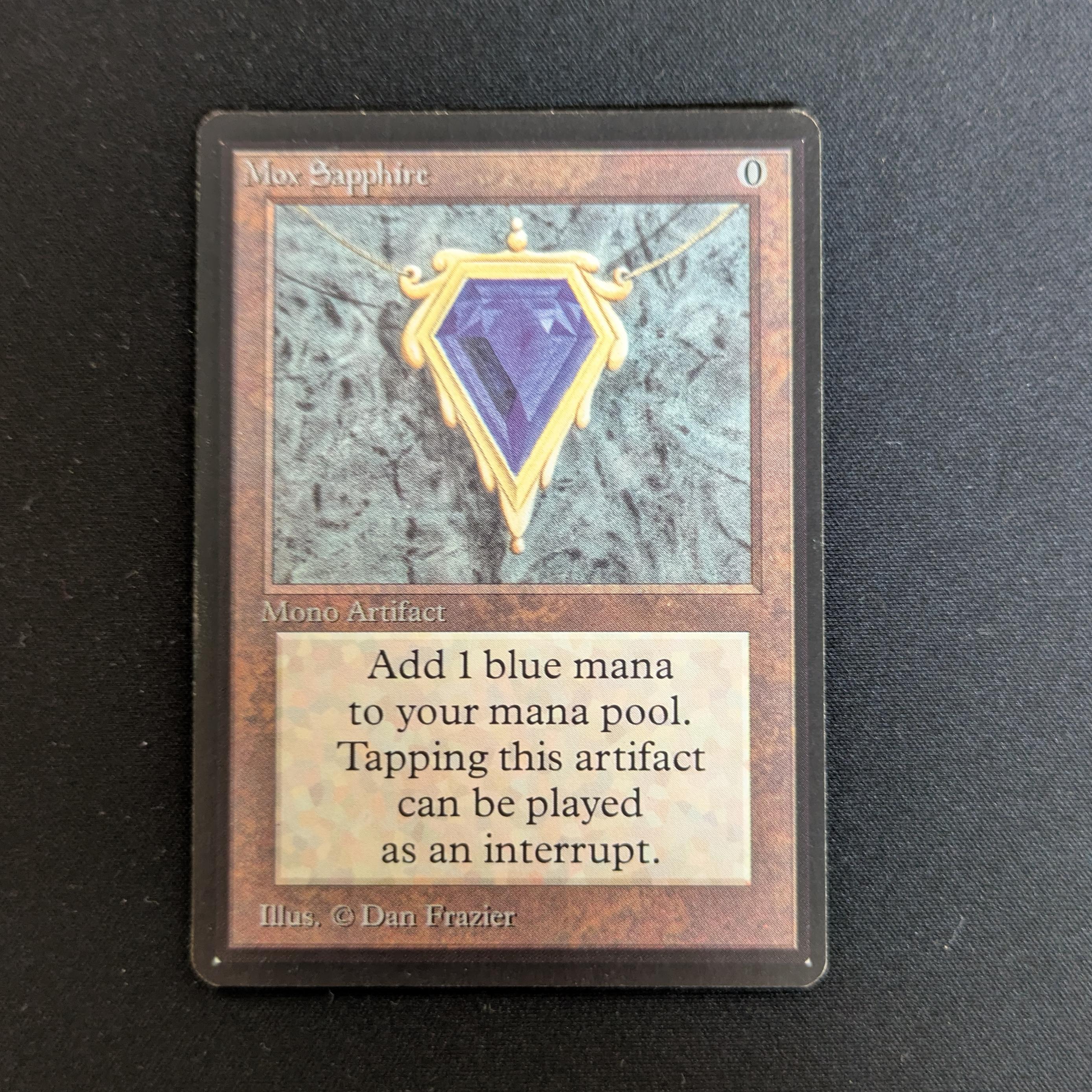 MTG Singles - Mox Sapphire - Beta - PL - INK DOT - 28224