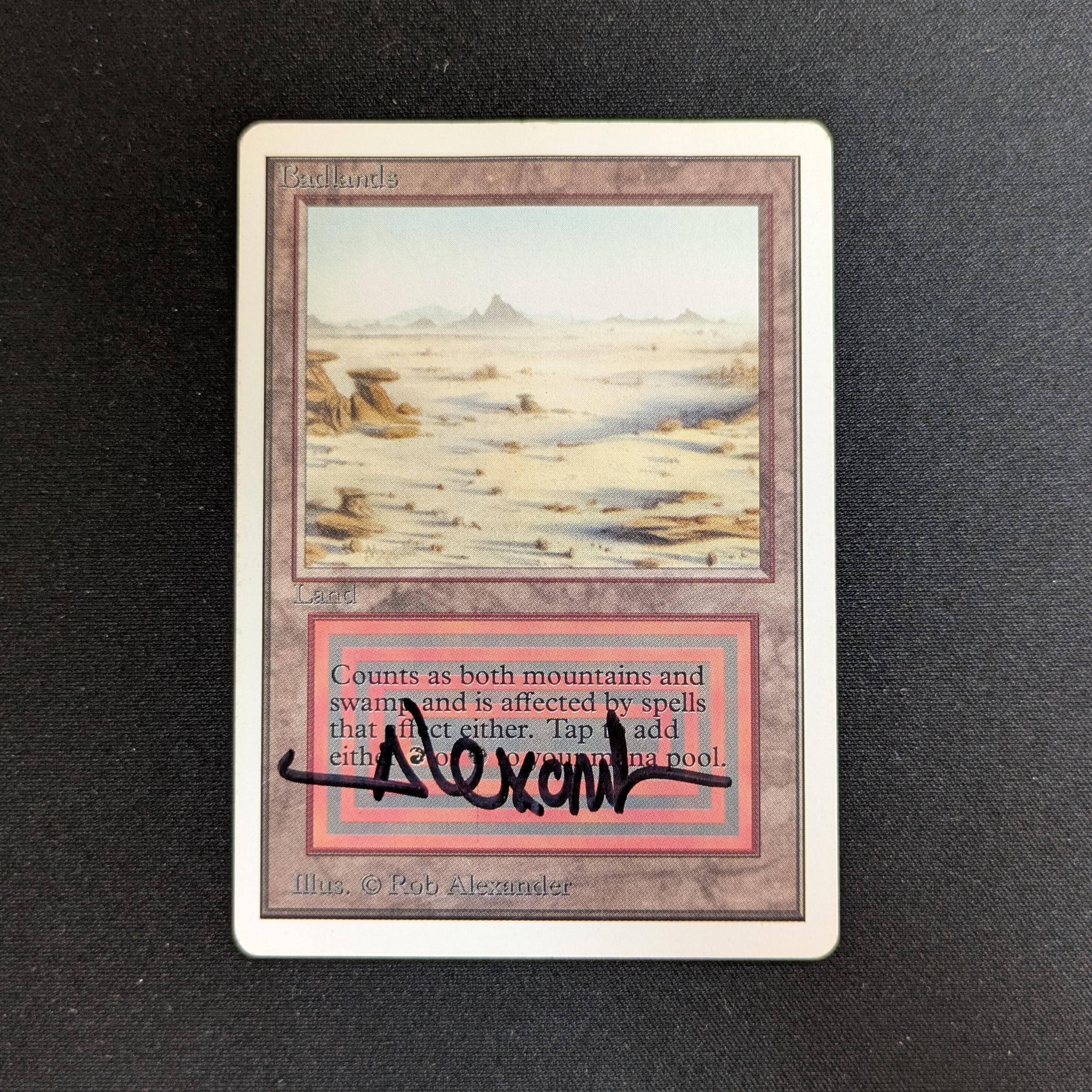MTG Singles - Badlands - Unlimited - PO - SIGNED - 28234