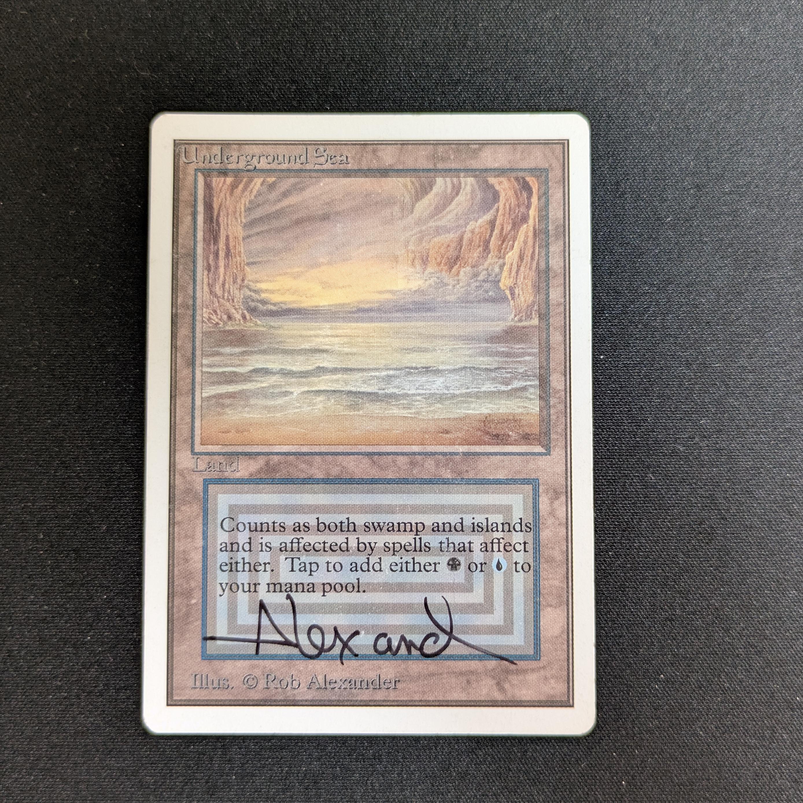 MTG Singles - Underground Sea - Unlimited - PL - SIGNED - 28239