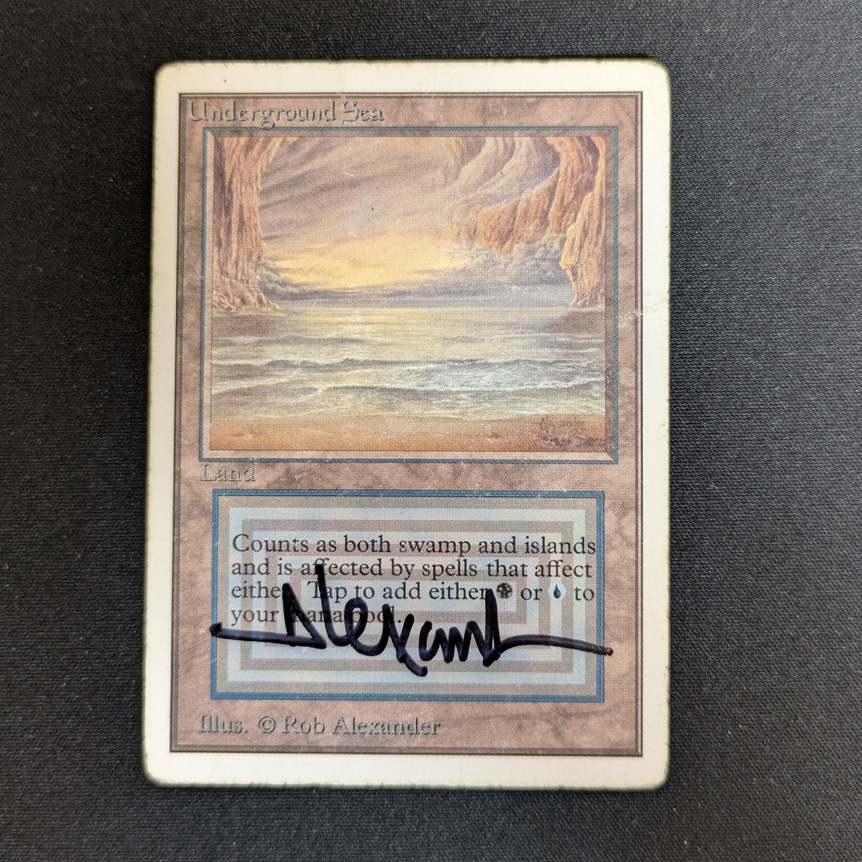 MTG Singles - Underground Sea - Unlimited - PO - SIGNED - 28240