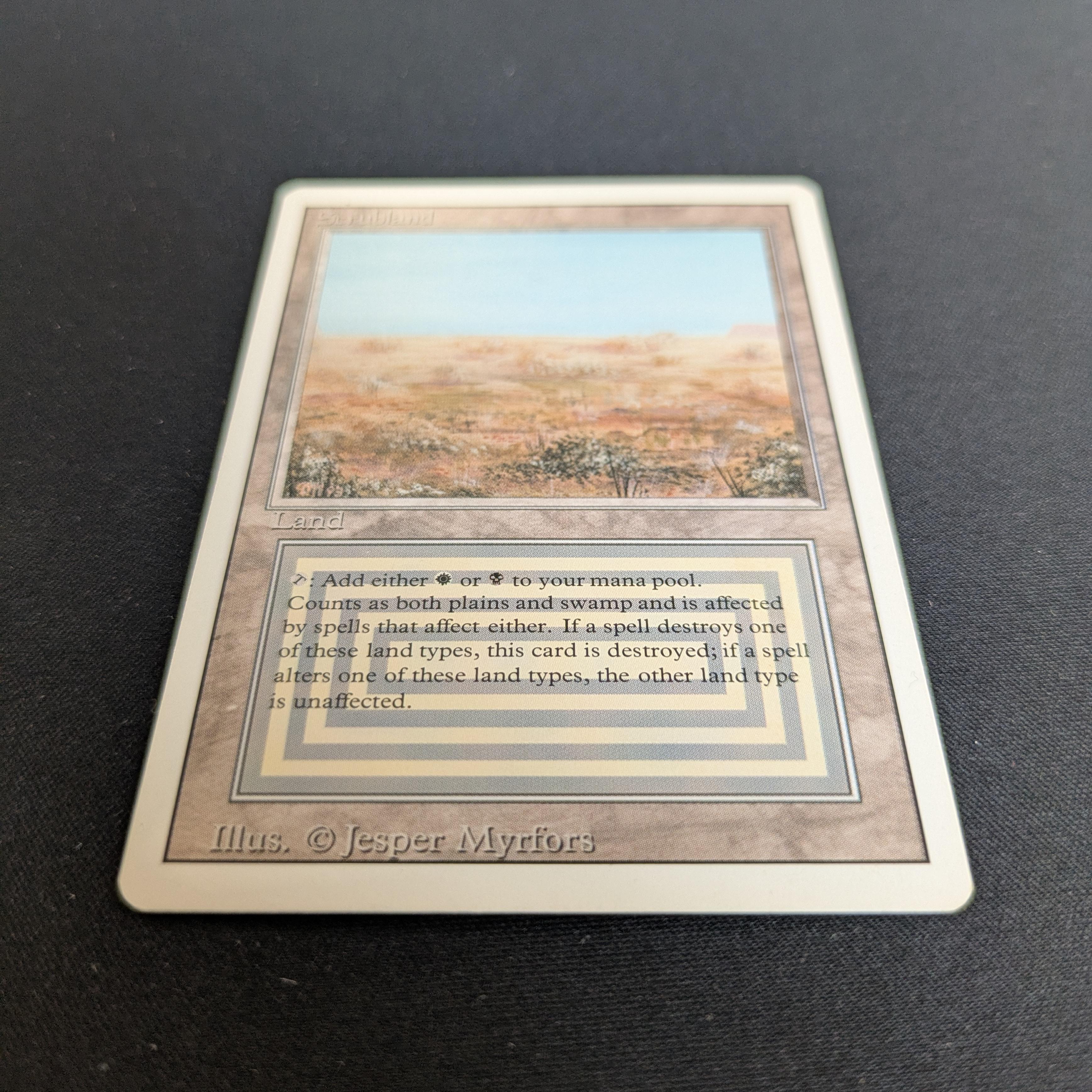 mtg scrubland 英語 ② Scrubland - Revised