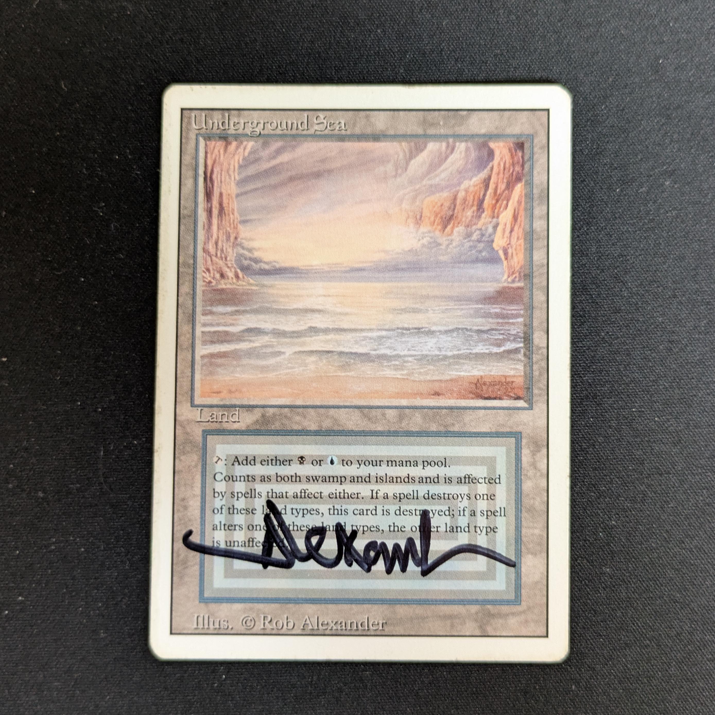 MTG Singles - Underground Sea - Revised - PO - SIGNED - 28288